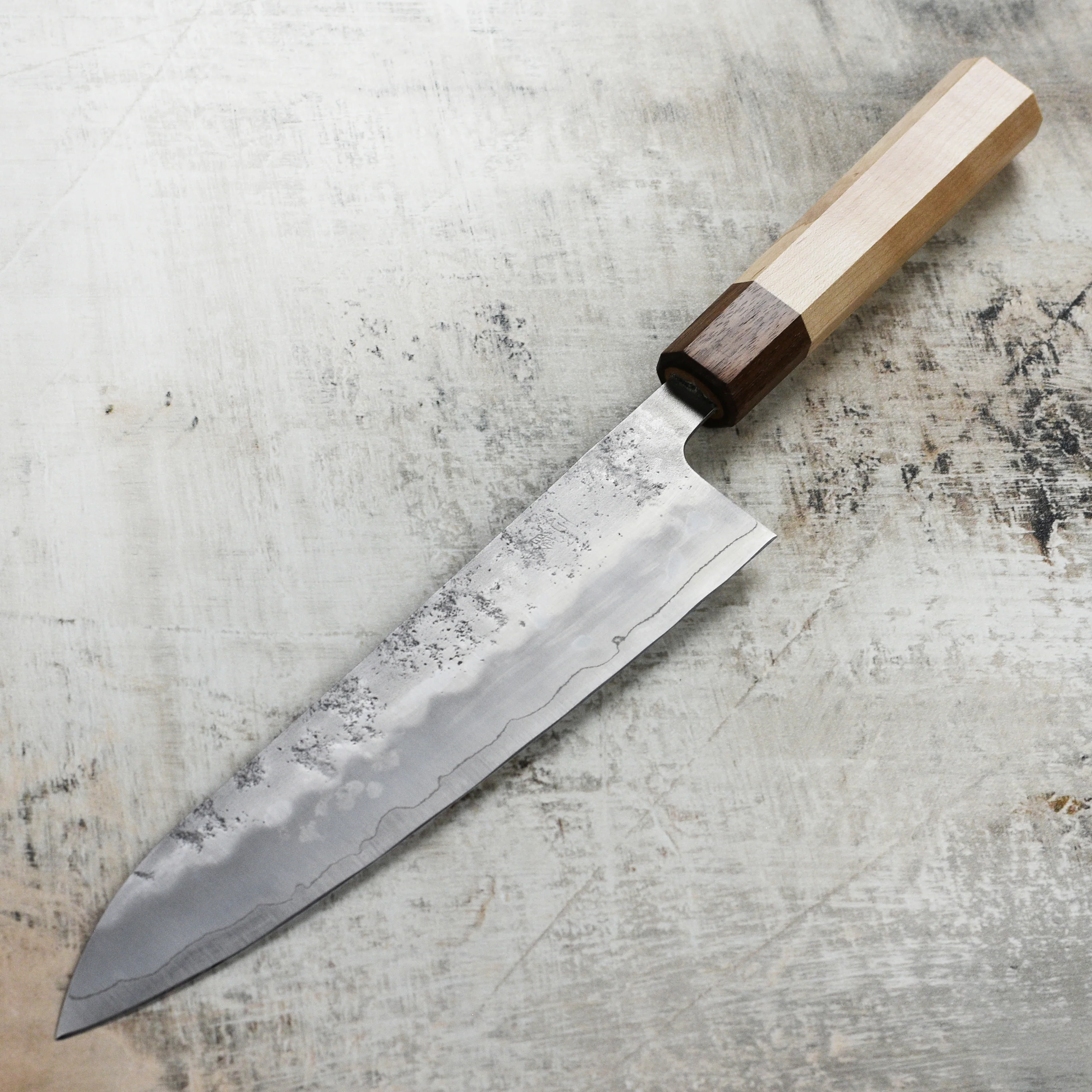 Ittetsu Ginsan Nashiji 8.25" Gyuto - Image 8