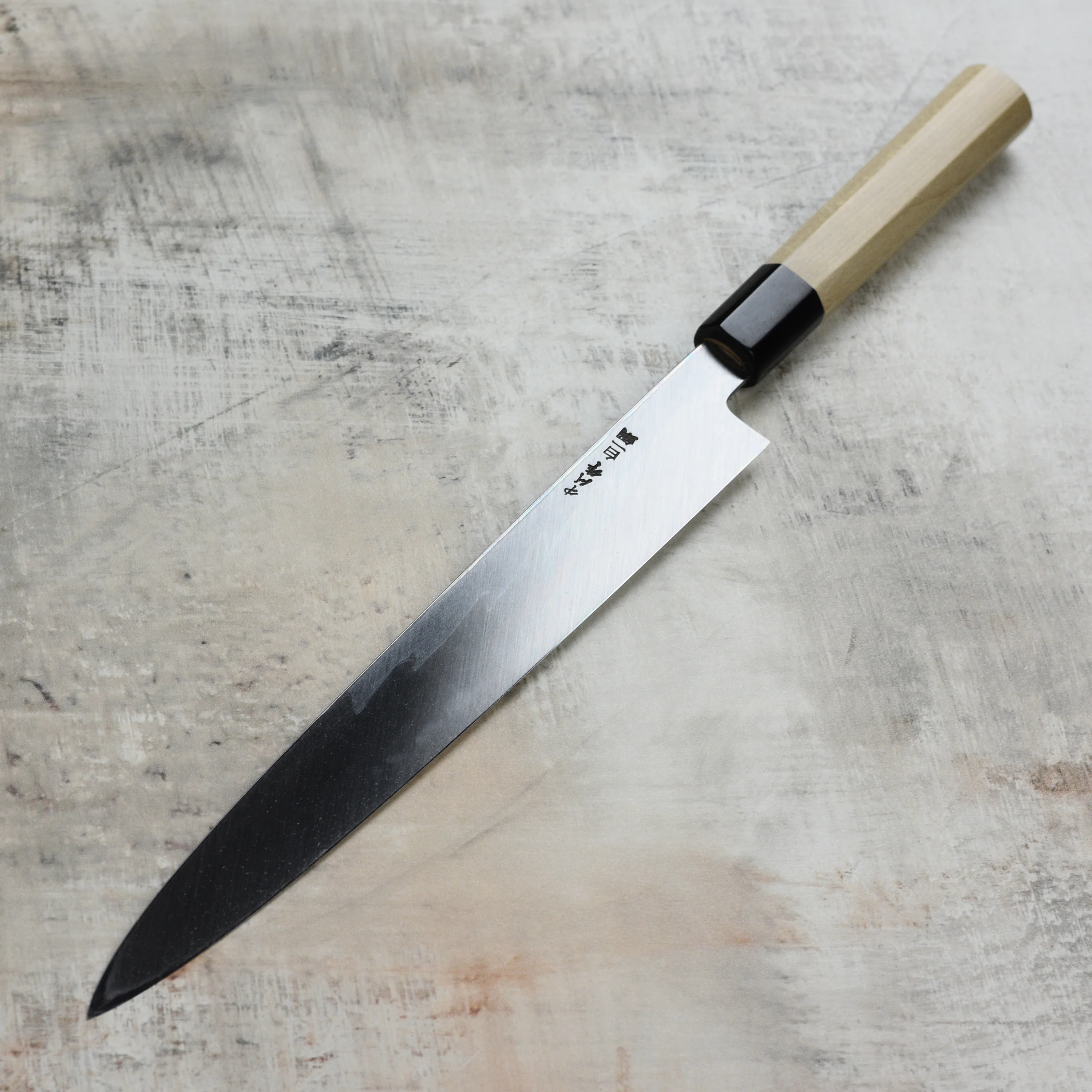Ittetsu x Nakagawa Shirogami #2 Single-Bevel 10.6" Yanagiba with Saya - Image 6