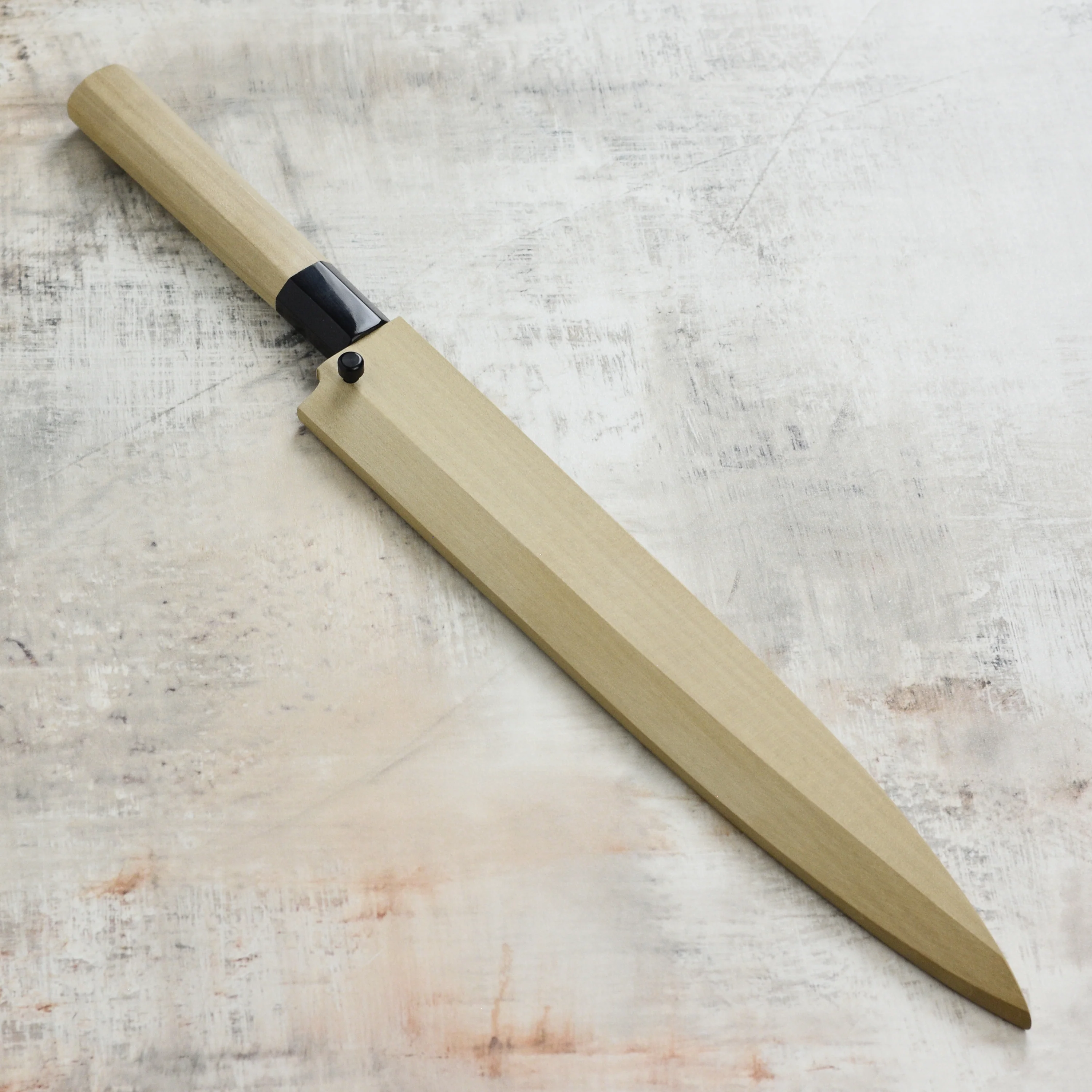 Ittetsu x Nakagawa Shirogami #2 Single-Bevel 10.6" Yanagiba with Saya - Image 7
