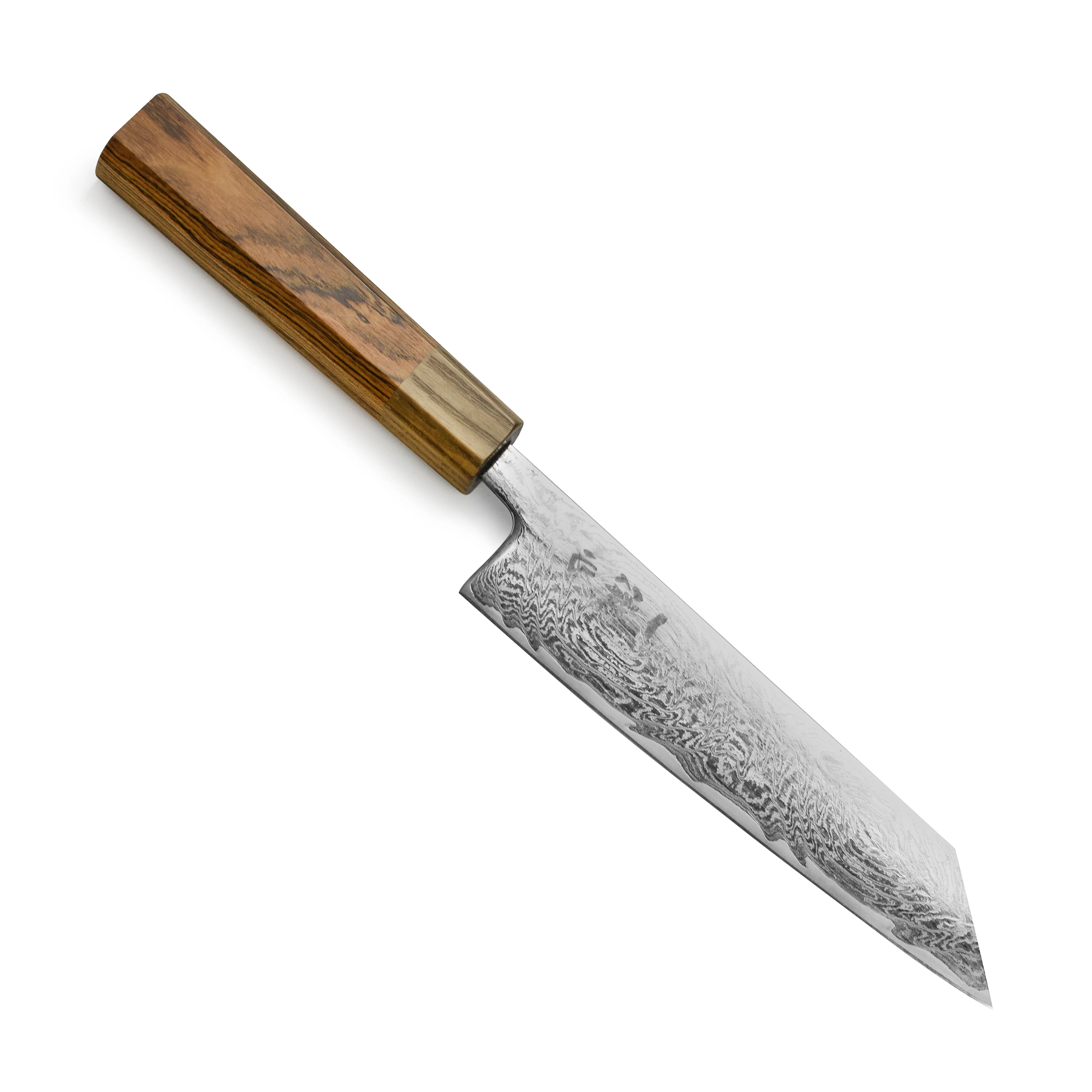 Ittetsu AUS10 Spiral Damascus 6.5" Bunka - Image 5
