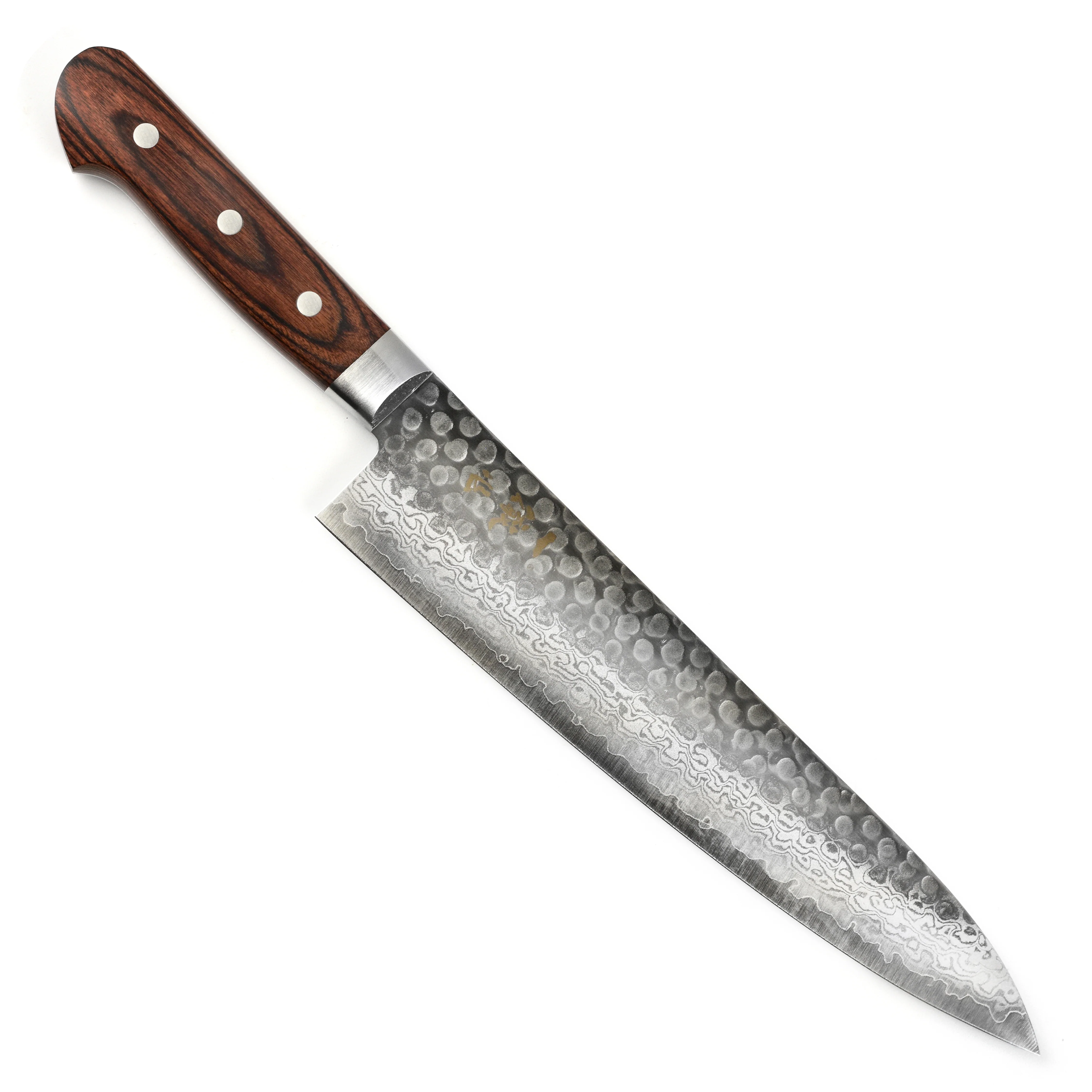 Ittetsu VG10 Hammered Damascus 9.4" Gyuto - Image 9