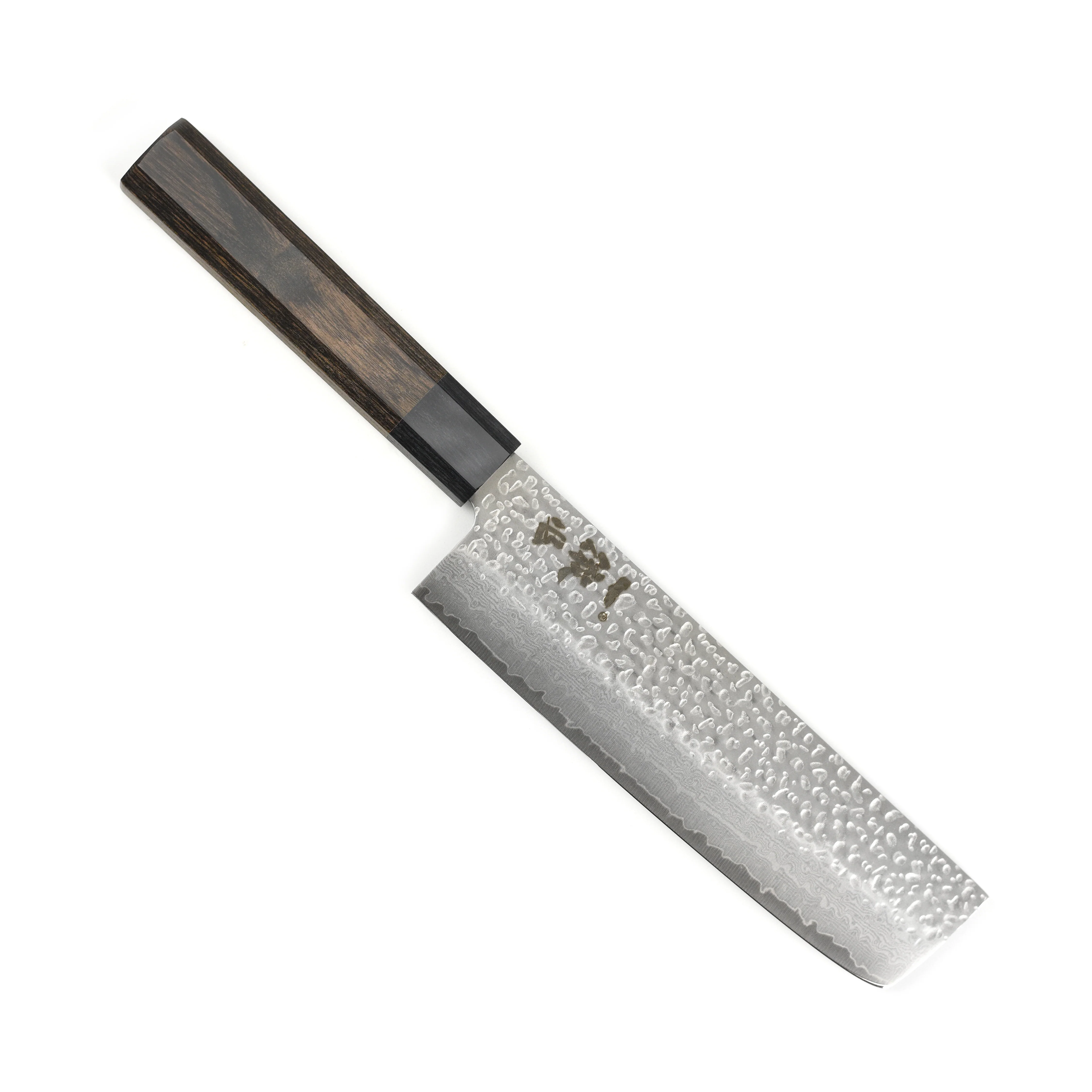 Ittetsu VG10 Hammered Damascus 6.7" Nakiri - Image 5
