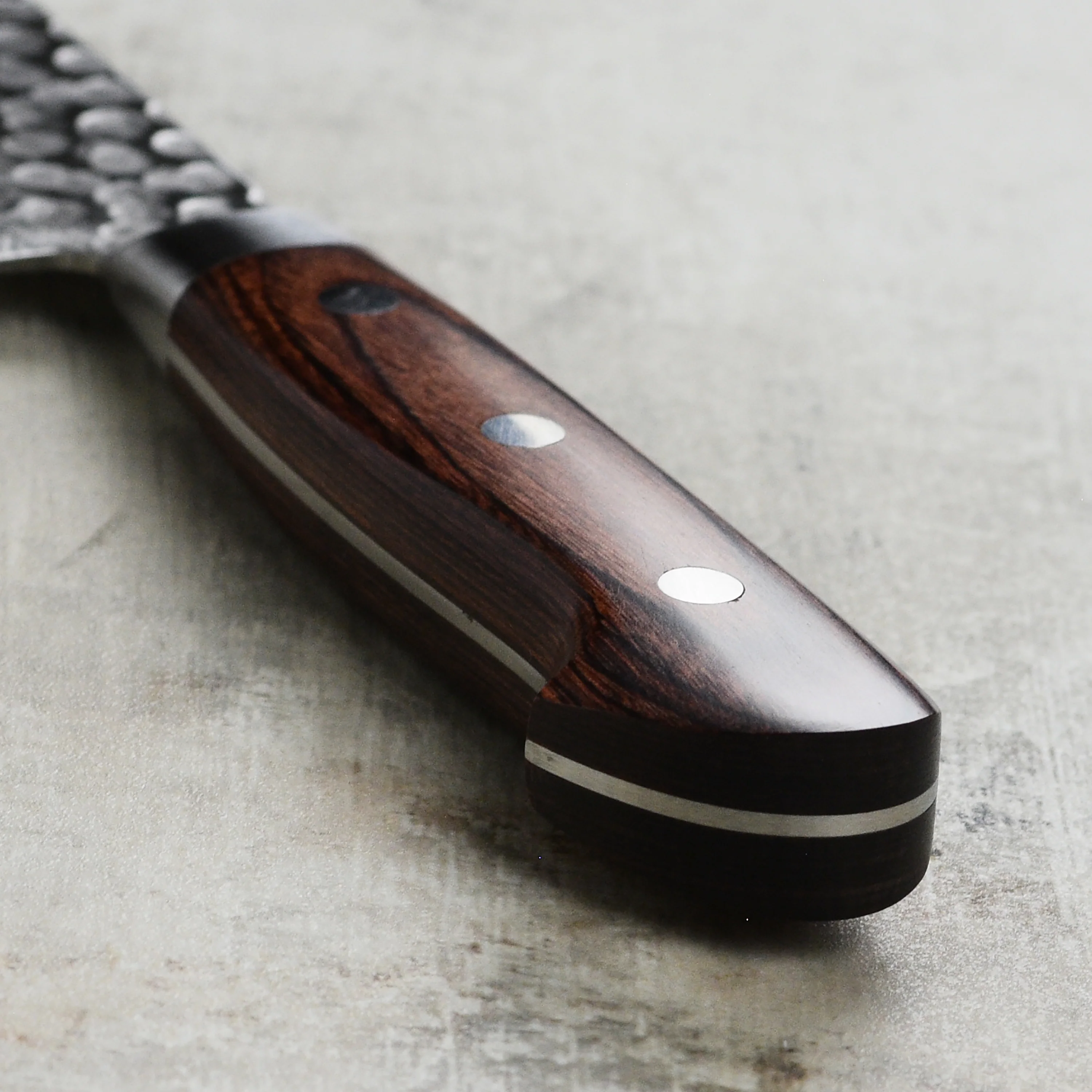 Ittetsu VG10 Hammered Damascus 6.3" Nakiri - Image 2
