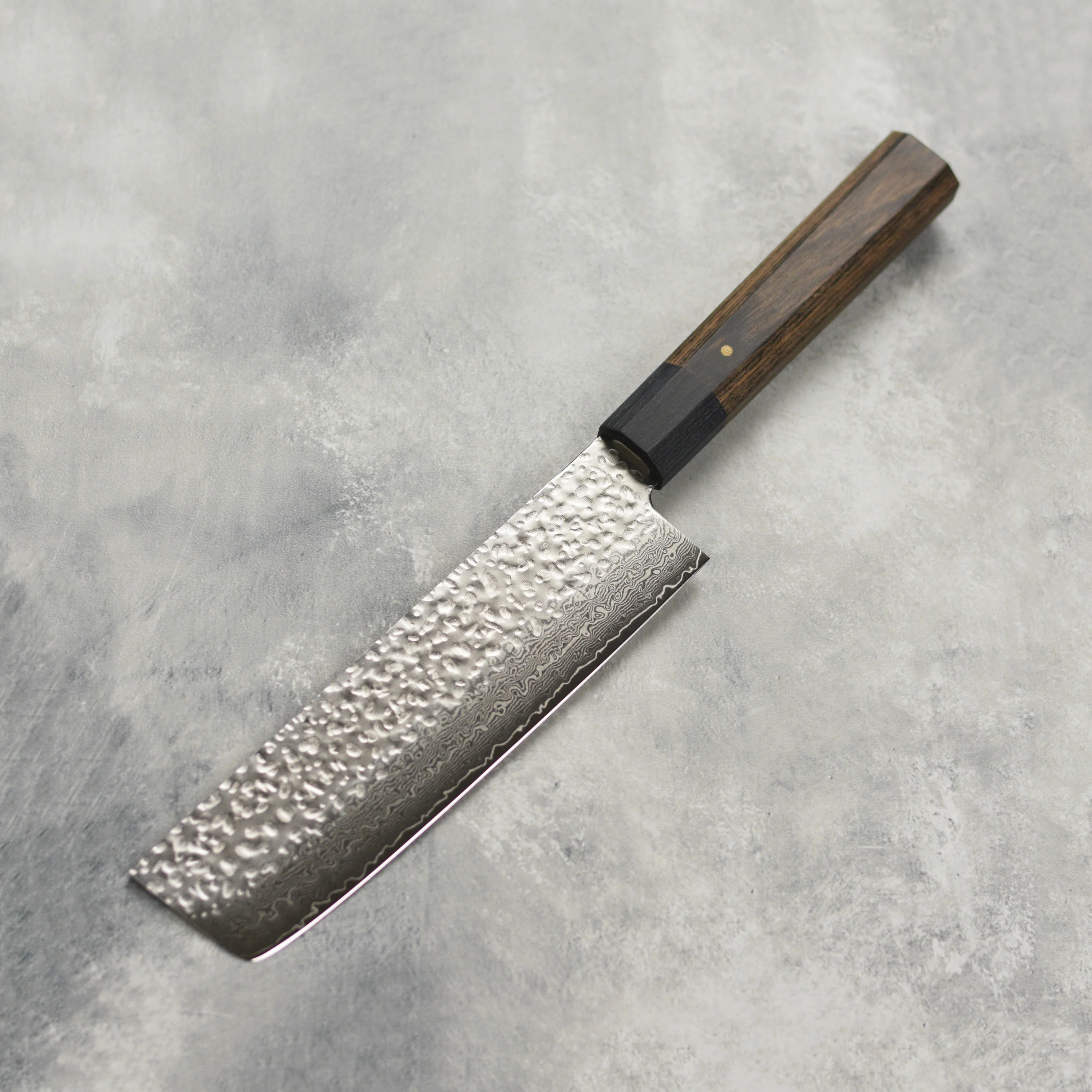 Ittetsu VG10 Hammered Damascus 5.9" Nakiri - Image 8