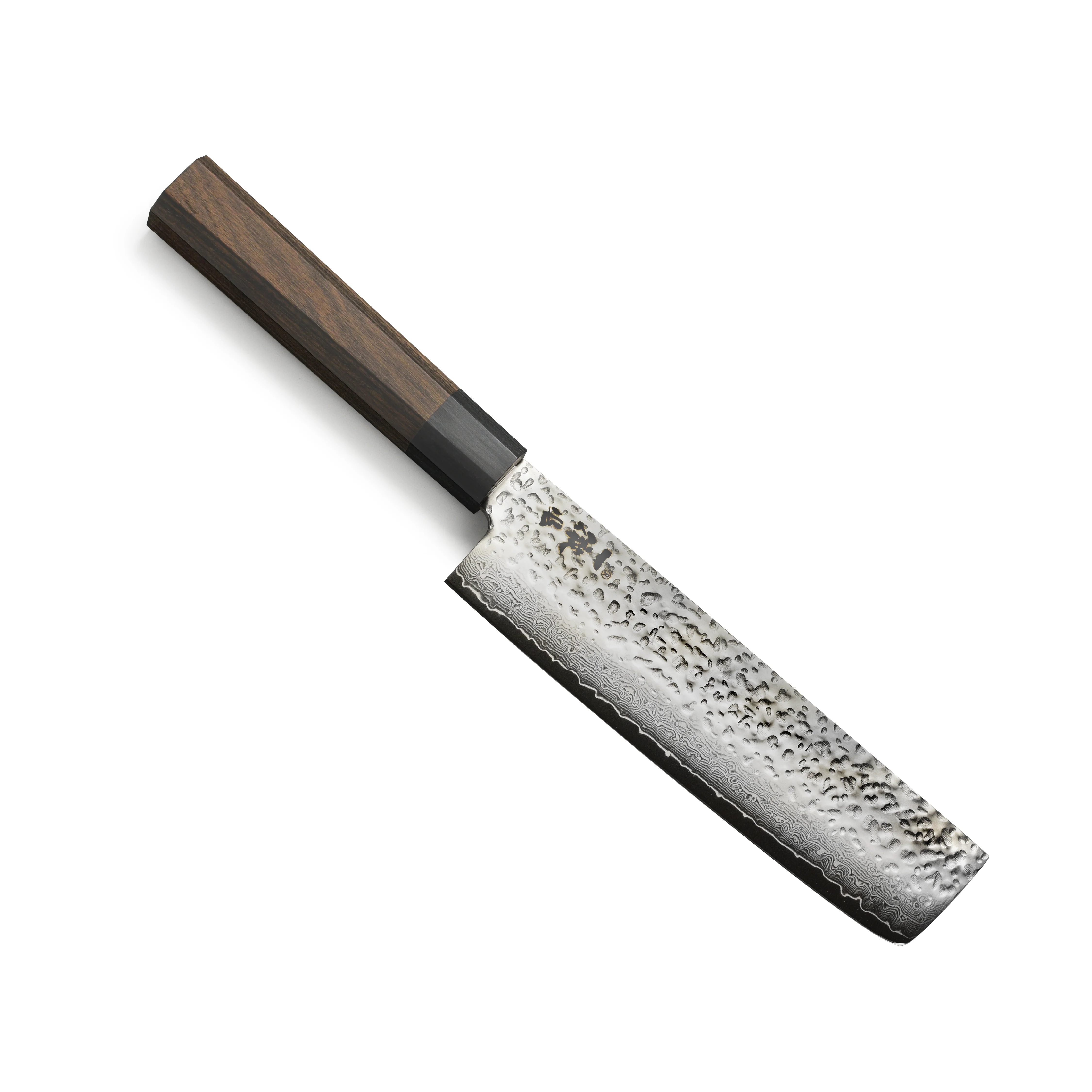Ittetsu VG10 Hammered Damascus 5.9" Nakiri - Image 9