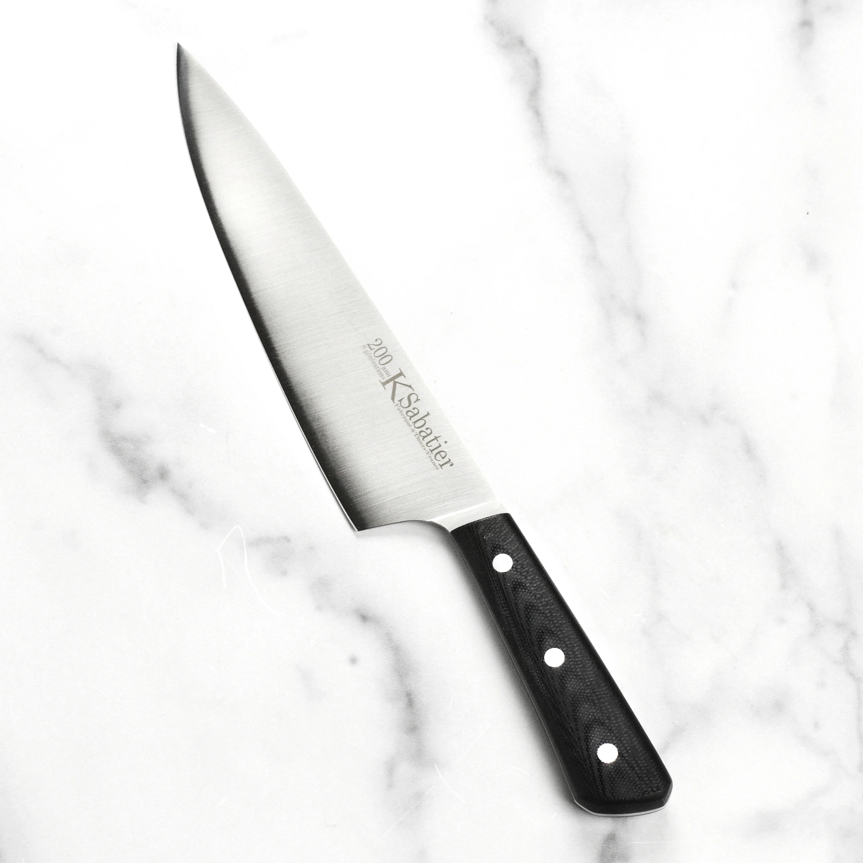 K Sabatier 200th Anniversary Nitrogen Stainless 7" Chef's Knife - Image 5