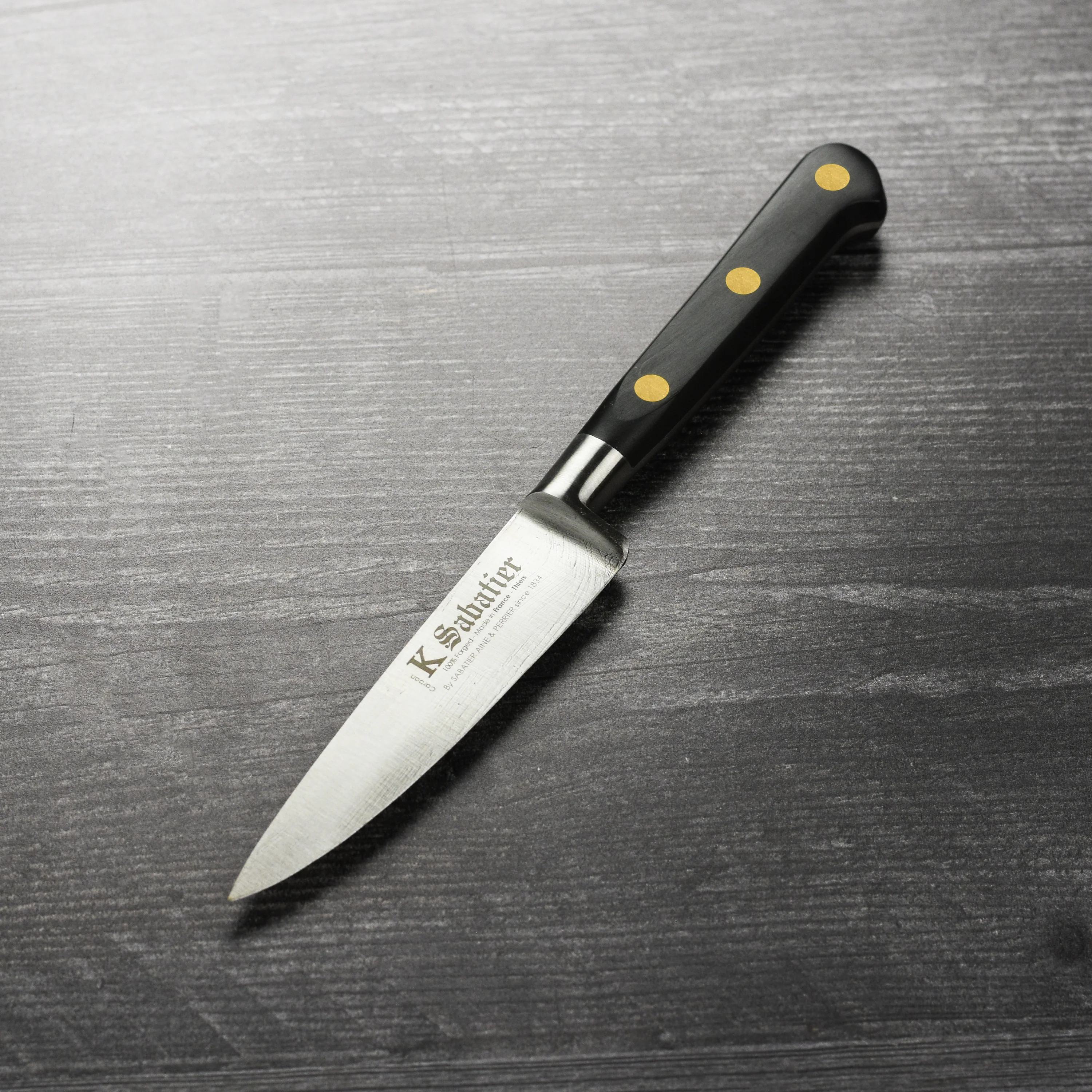 K Sabatier Au Carbone 4" Paring Knife - Image 7