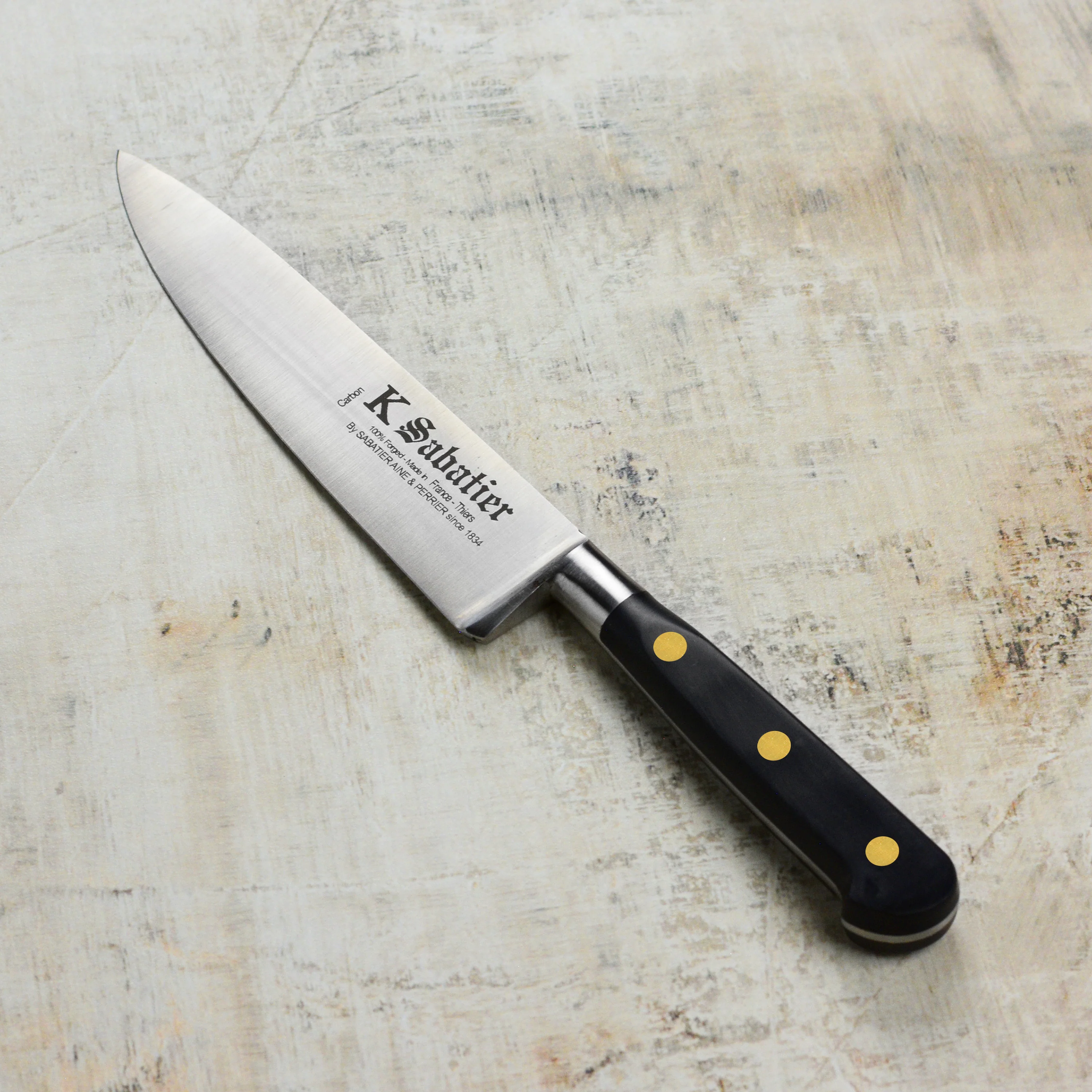 K Sabatier Au Carbone 6" Utility Knife - Image 6