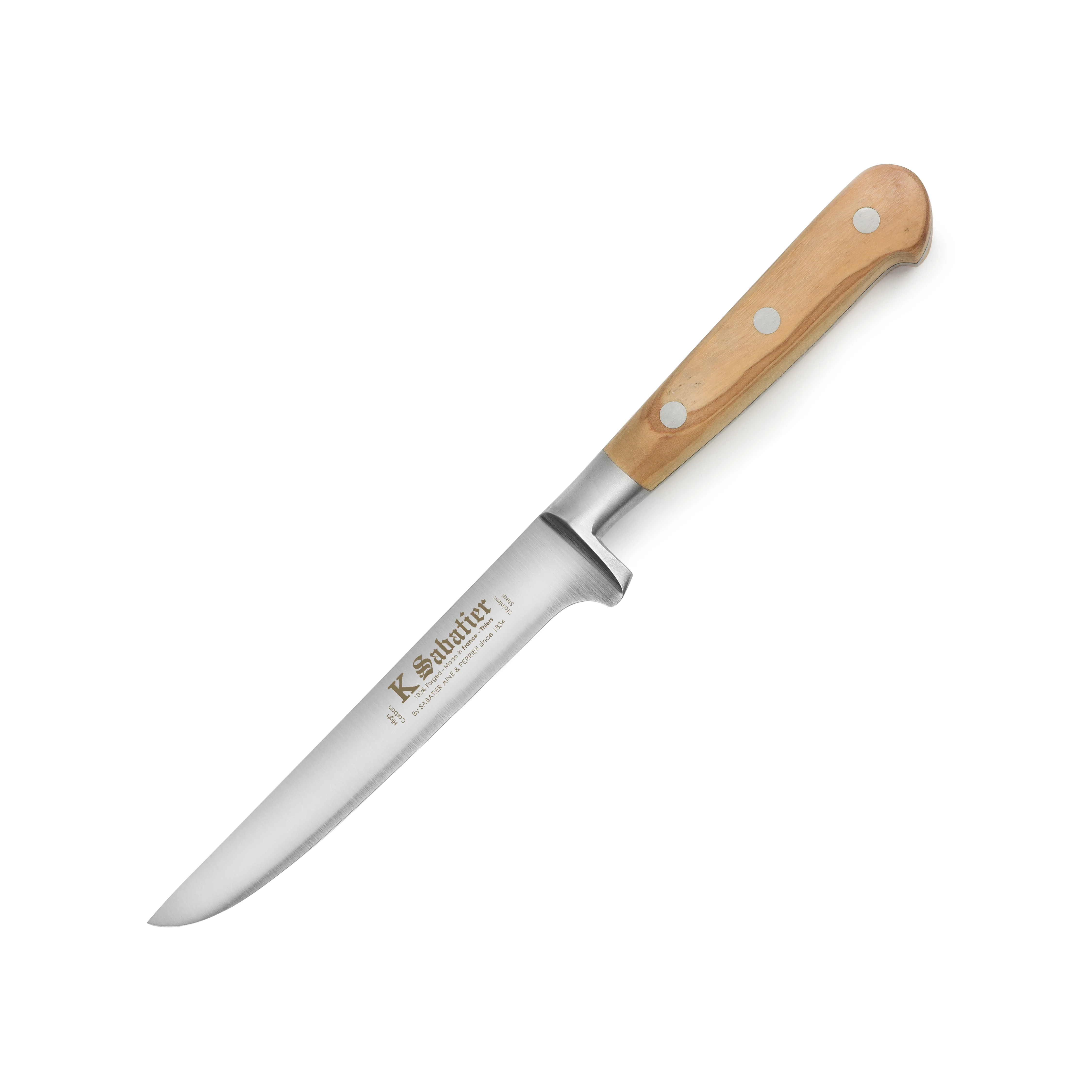 K Sabatier Olive Wood 5" Boning Knife - Image 4
