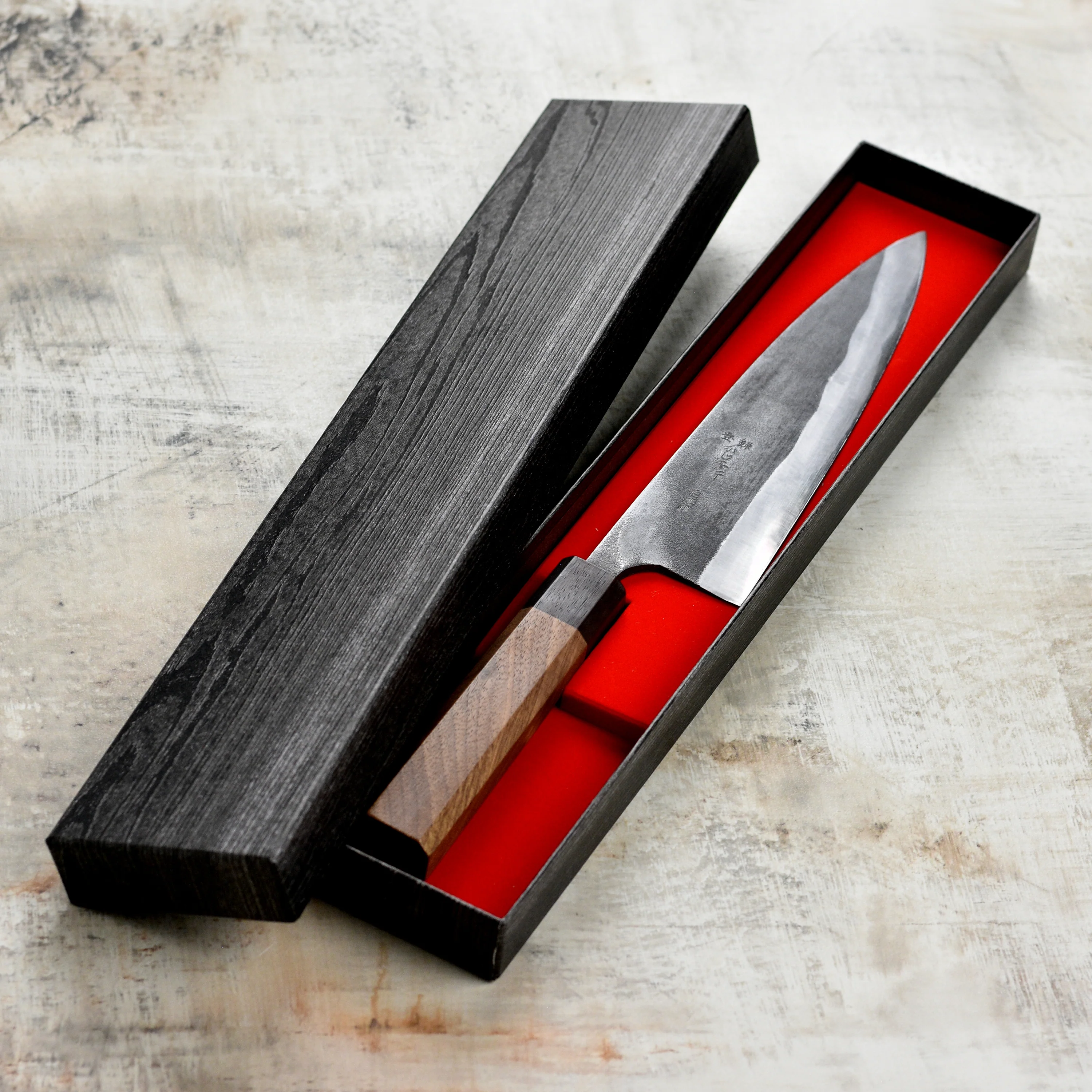 Kajibee Shirogami #2 Kurouchi 8.25" Gyuto - Image 3