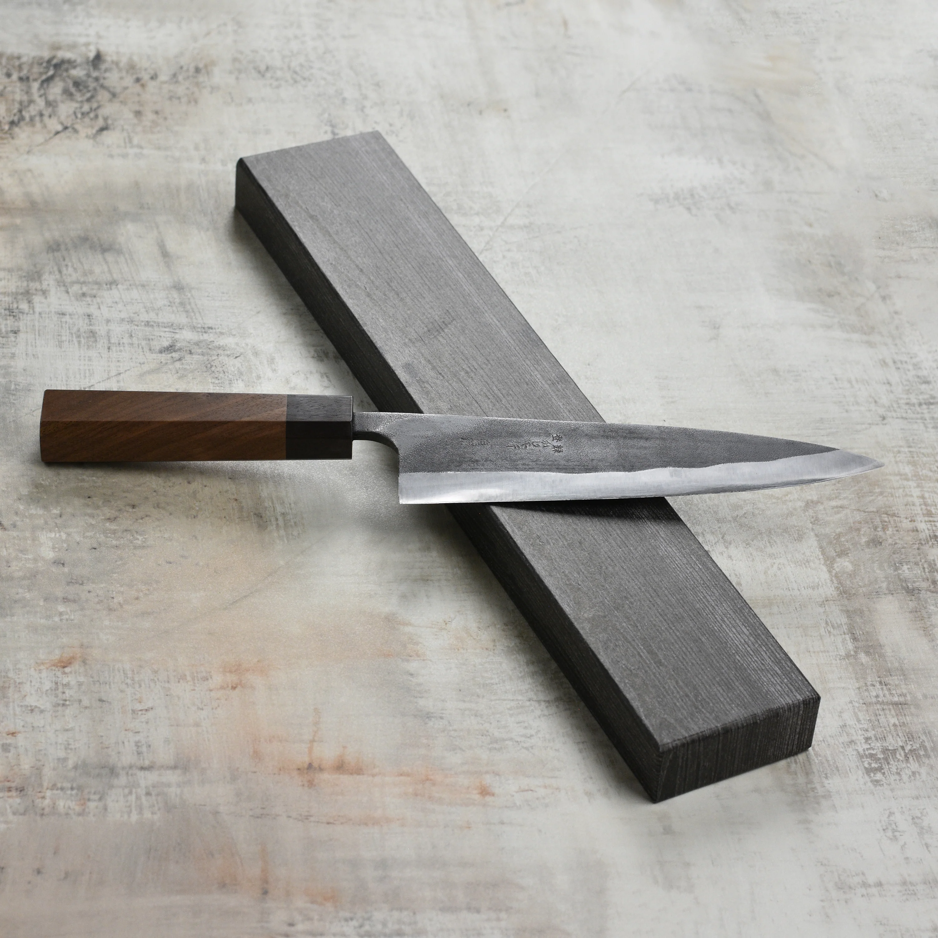 Kajibee Shirogami #2 Kurouchi 8.25" Gyuto - Image 8