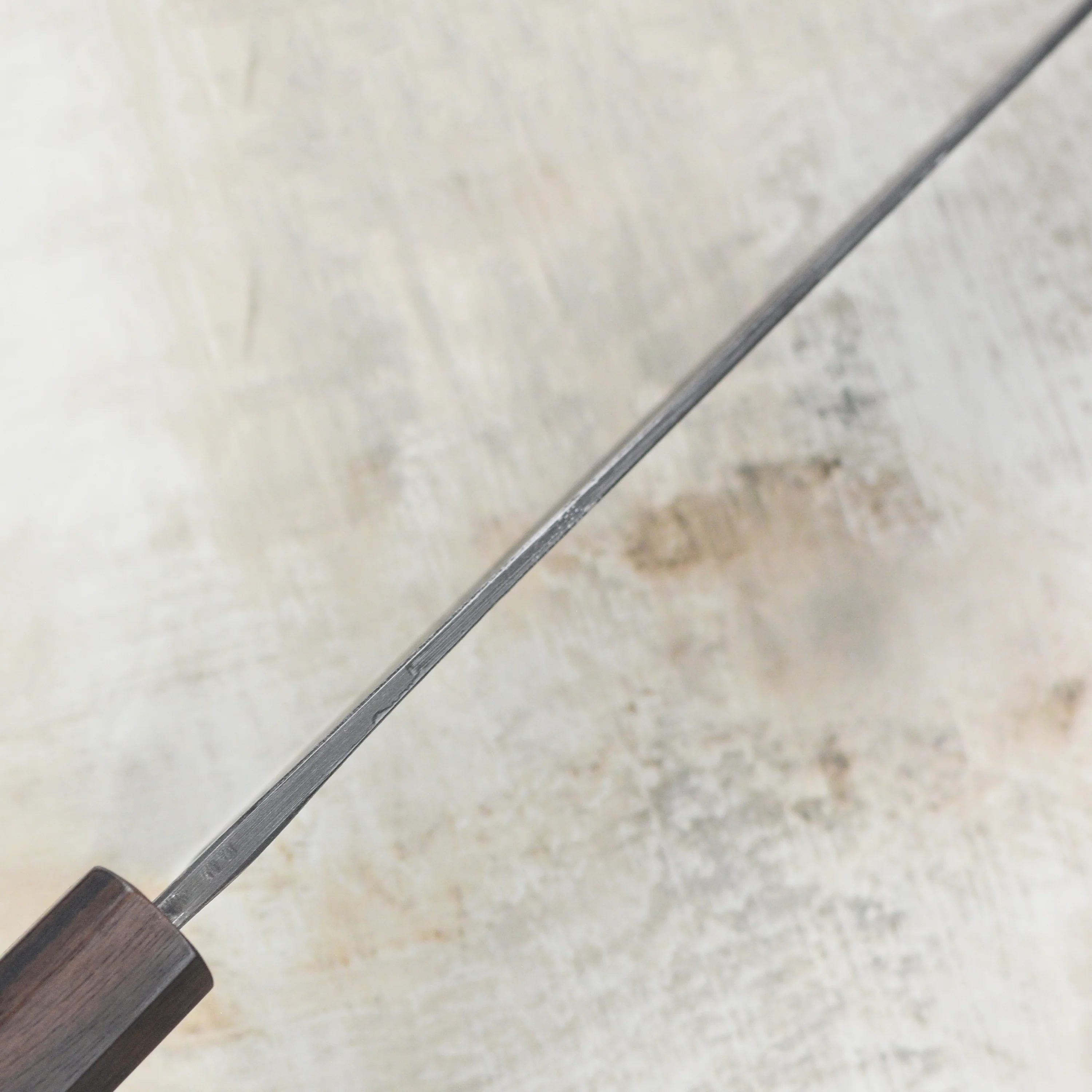 Kajibee Shirogami #2 Kurouchi 9.4" Gyuto - Image 3