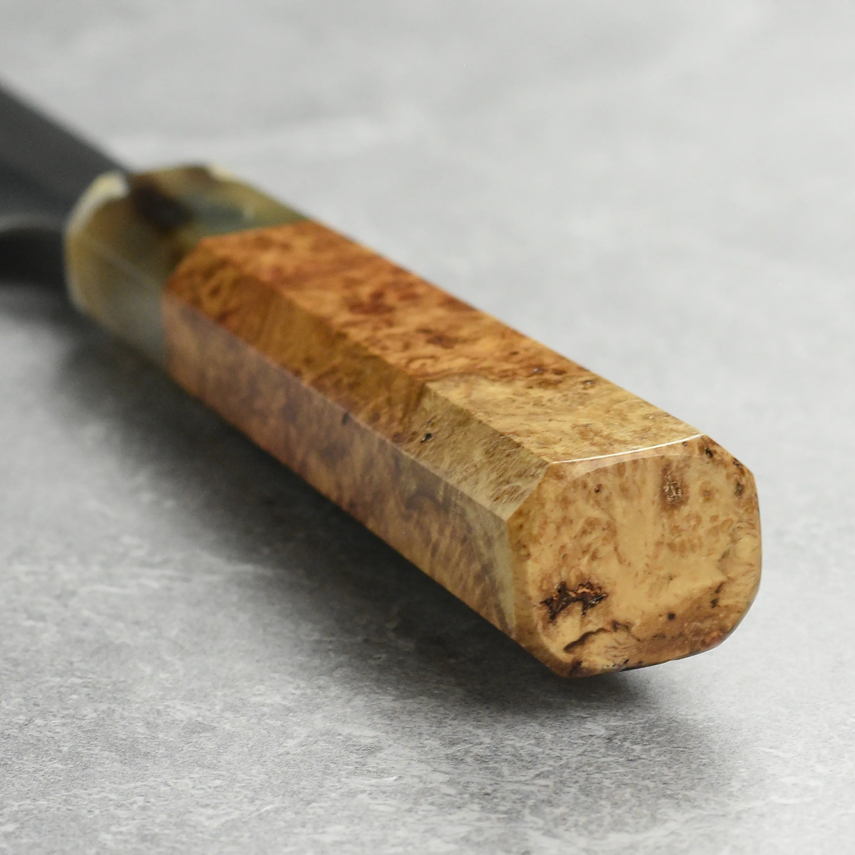 Keskin Carbon Steel 5.9" Bunka with Saya - Image 2