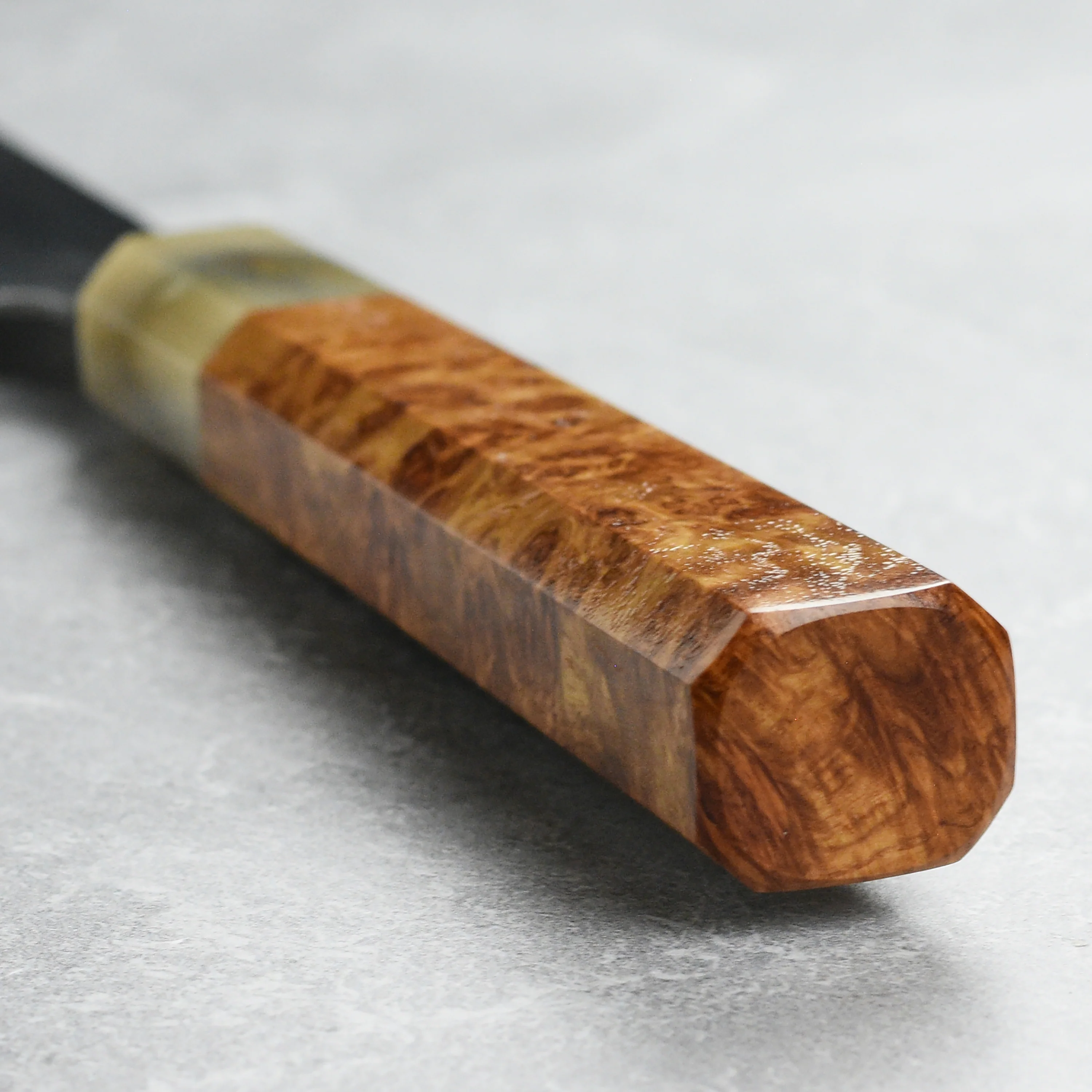 Keskin Carbon Steel 8.25" Kiritsuke Gyuto with Saya - Image 2