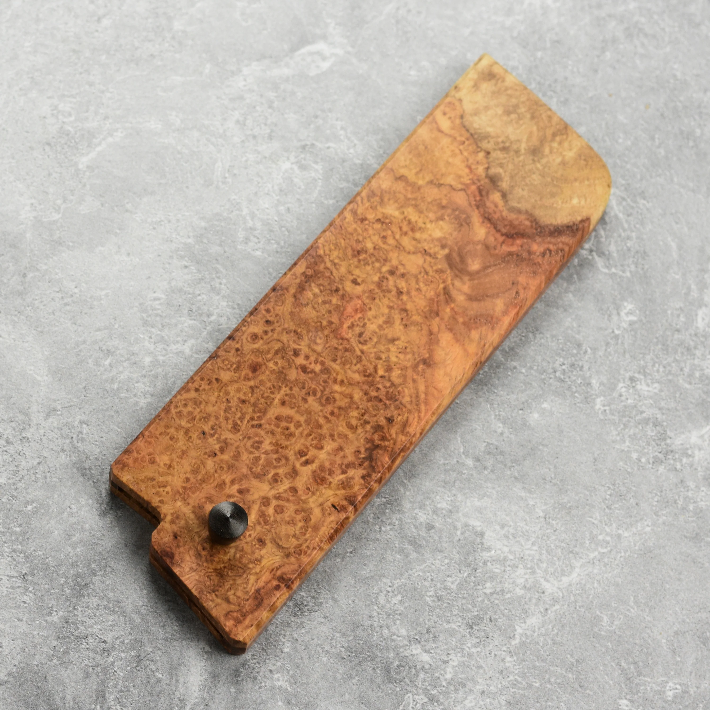 Keskin Carbon Steel 7" Nakiri with Saya - Image 8