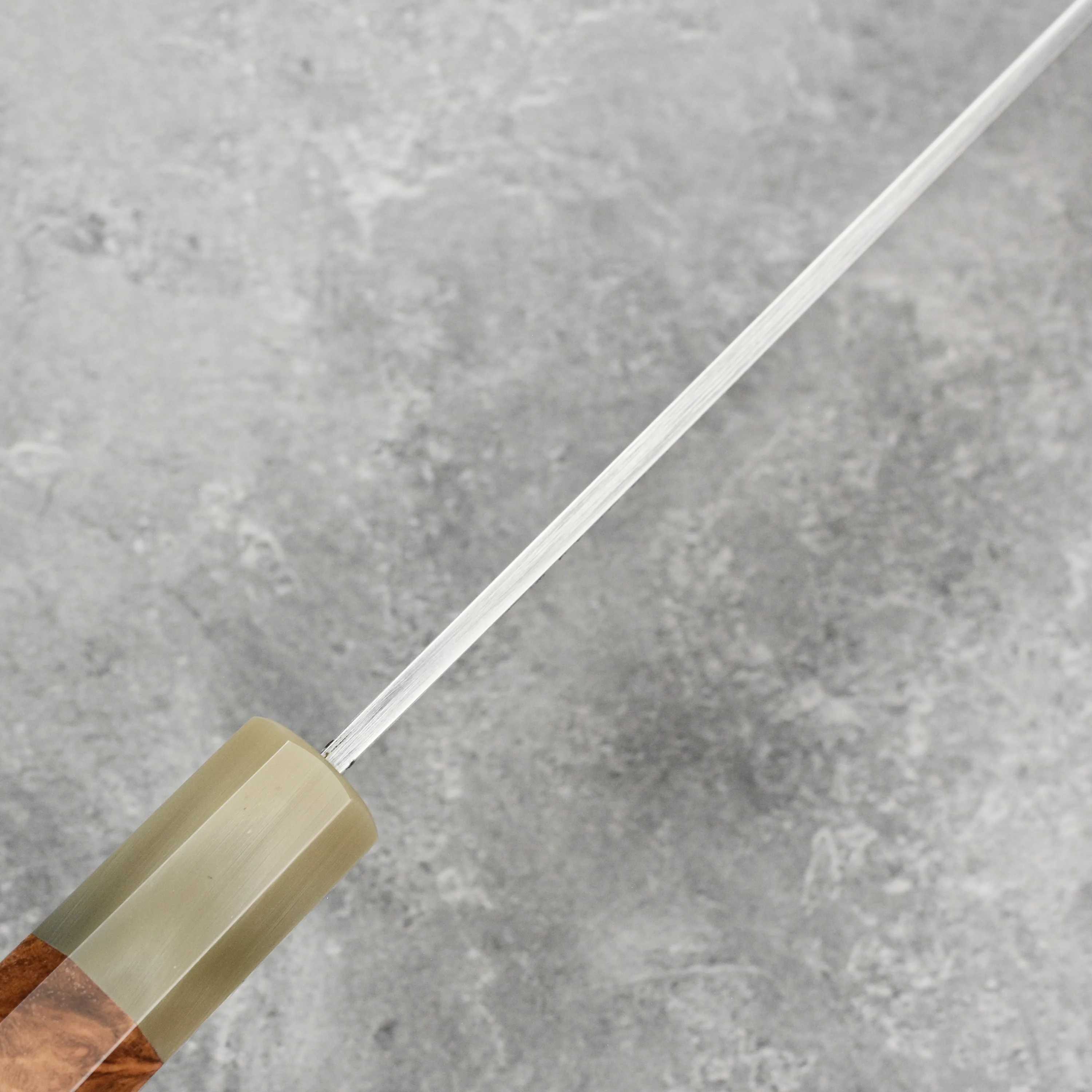 Keskin Carbon Steel 9" Kiritsuke Gyuto with Saya - Image 3