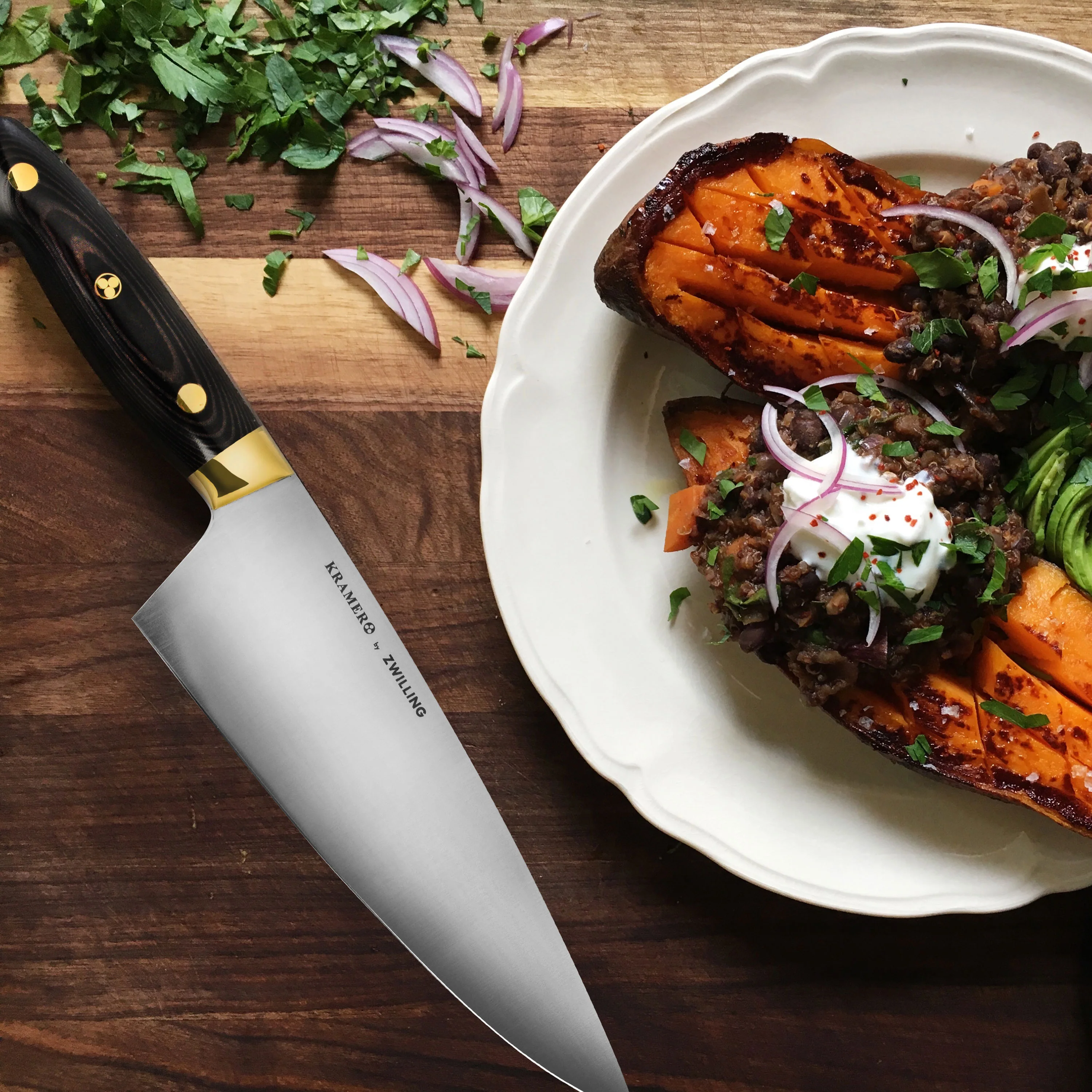 Kramer Carbon 2.0 7 Piece Magnetic Easel Knife Block Set - Image 6