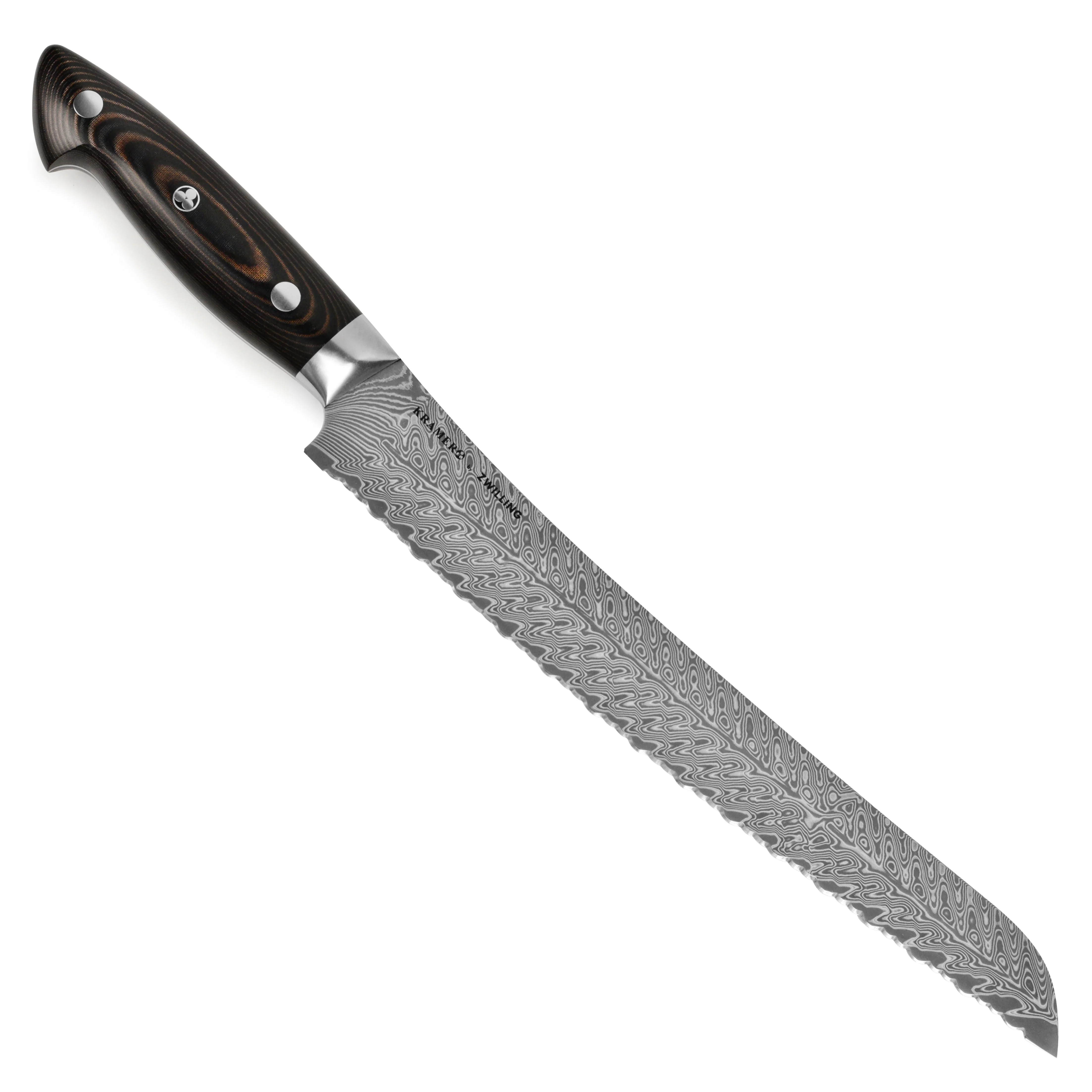 Kramer Stainless Damascus 10" Bread Knife - Image 4