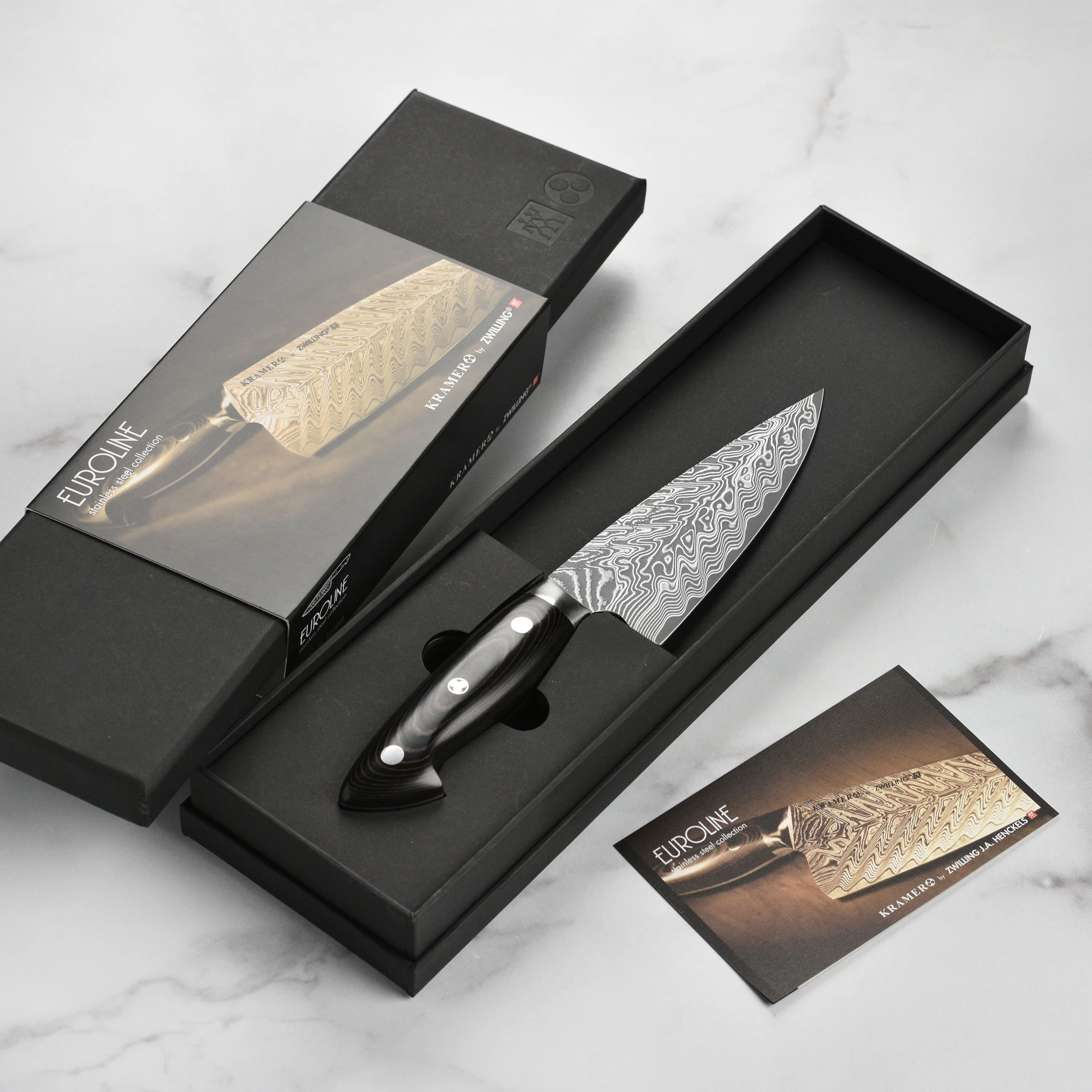 Kramer Stainless Damascus 6" Chef's Knife - Image 5