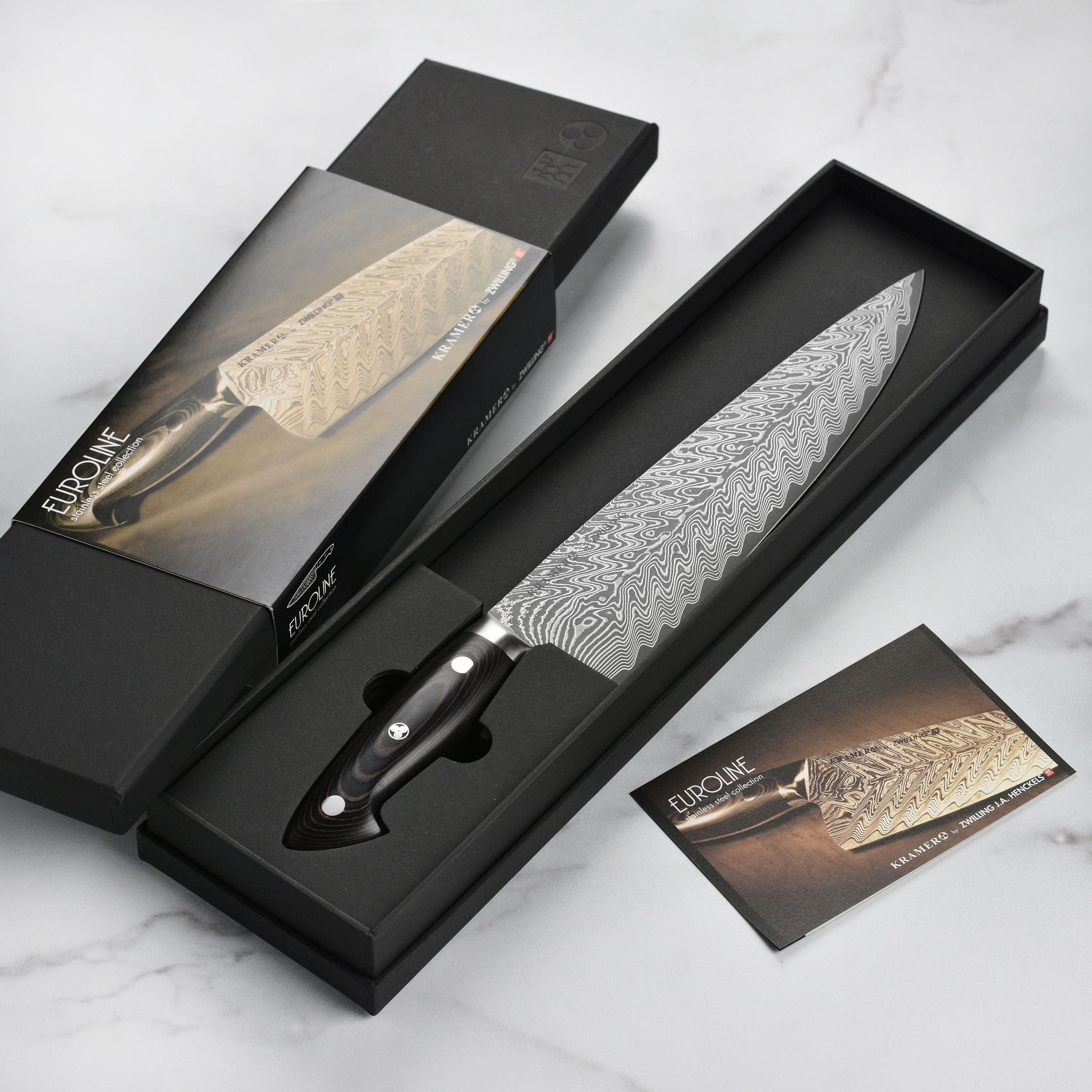 Kramer Stainless Damascus 10" Chef's Knife - Image 5