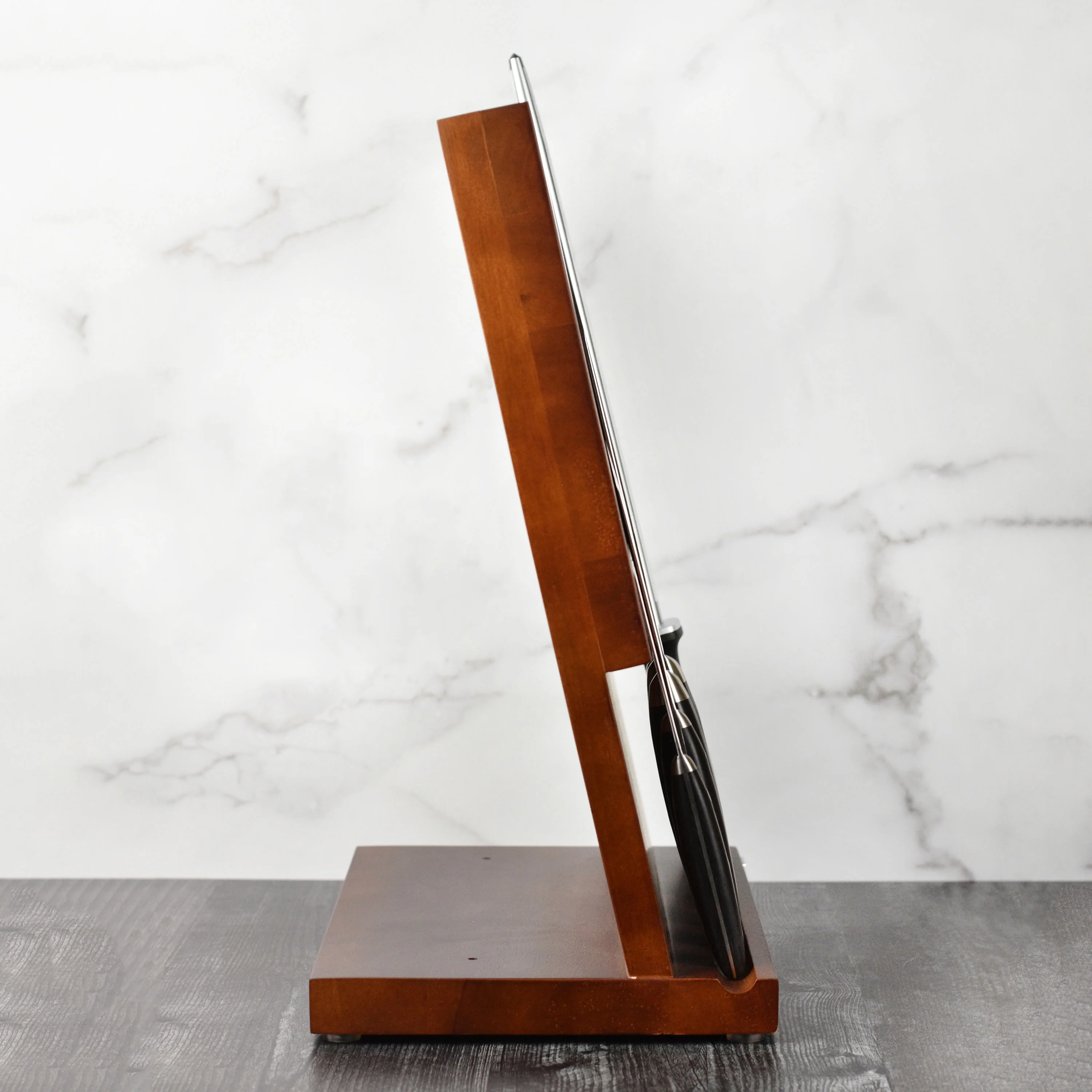 Kramer Stainless Damascus 7 Piece Magnetic Easel Knife Block Set - Image 6