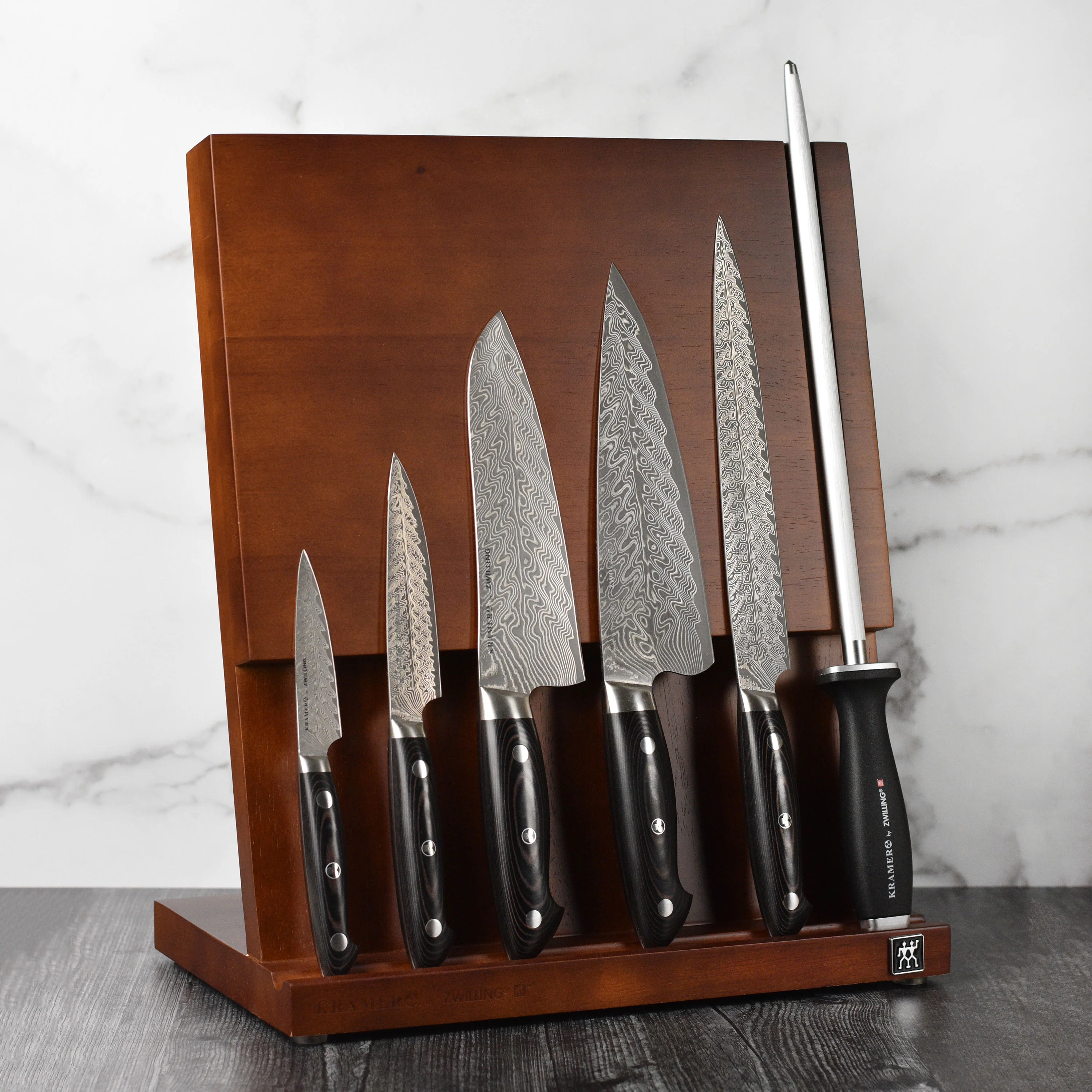 Kramer Stainless Damascus 9" Slicing Knife - Image 7