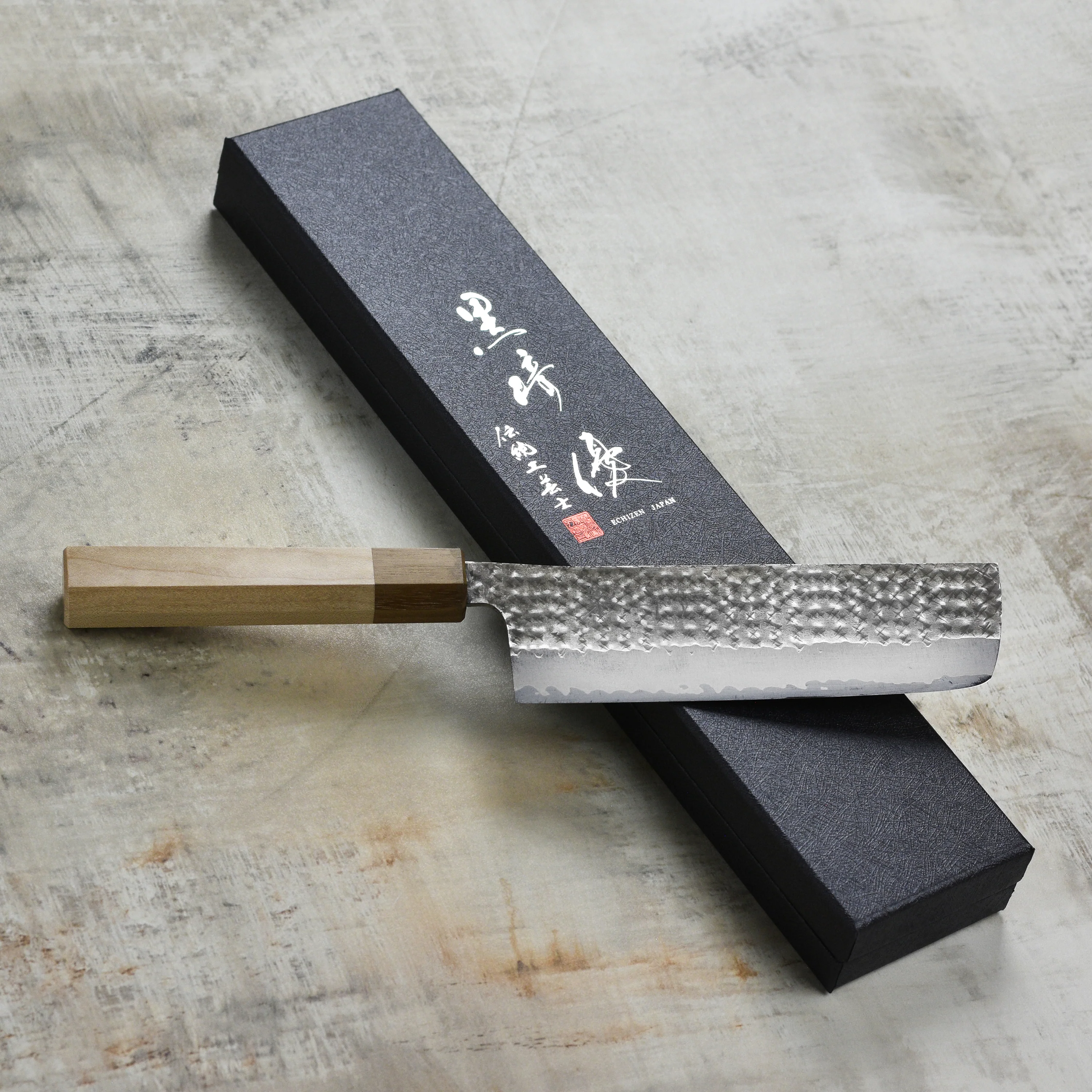 Kurosaki Kokusen Ei Aogami Super 6.5" Nakiri - Image 8