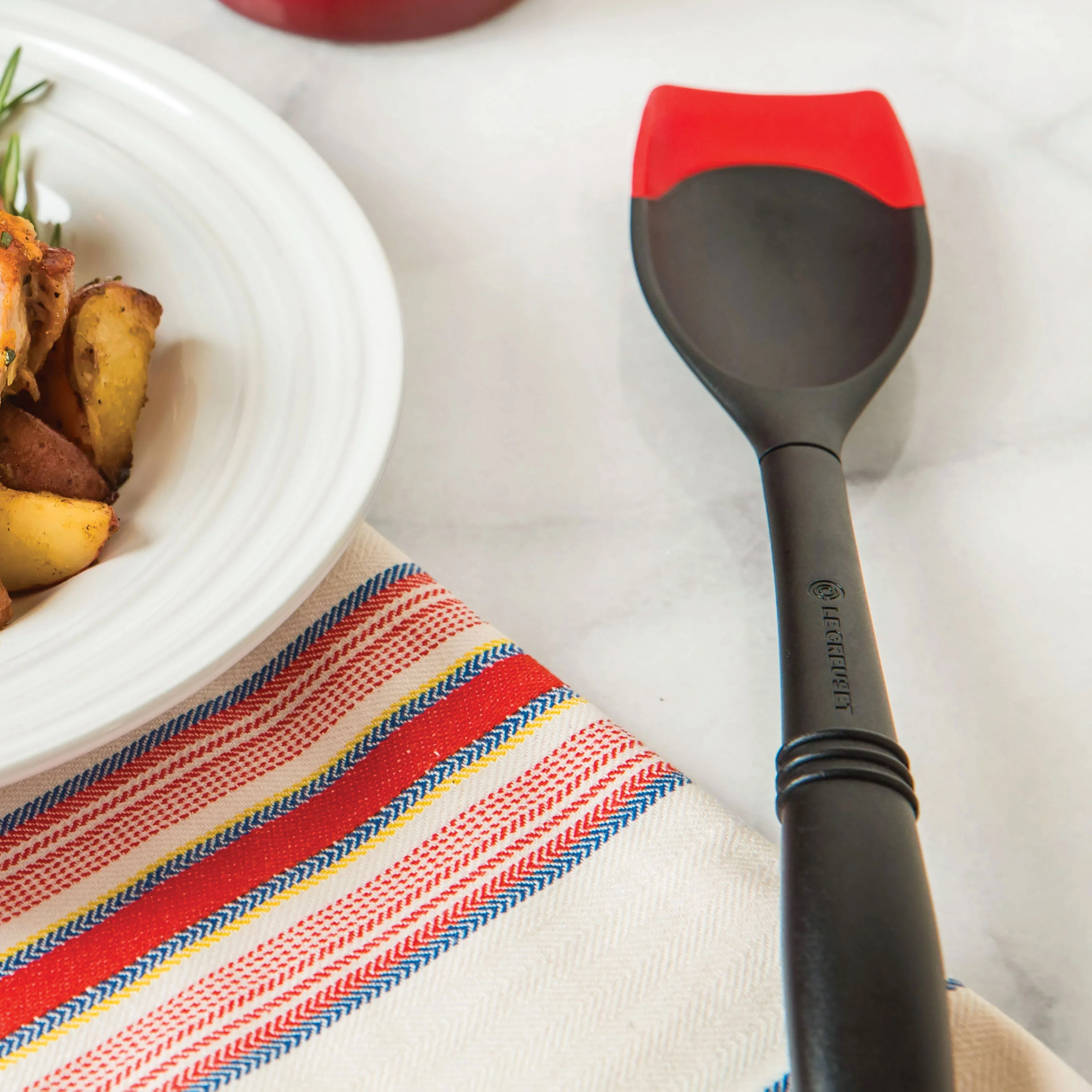 Le Creuset 4 Piece Bi-Material Silicone Utensil Set - Image 3