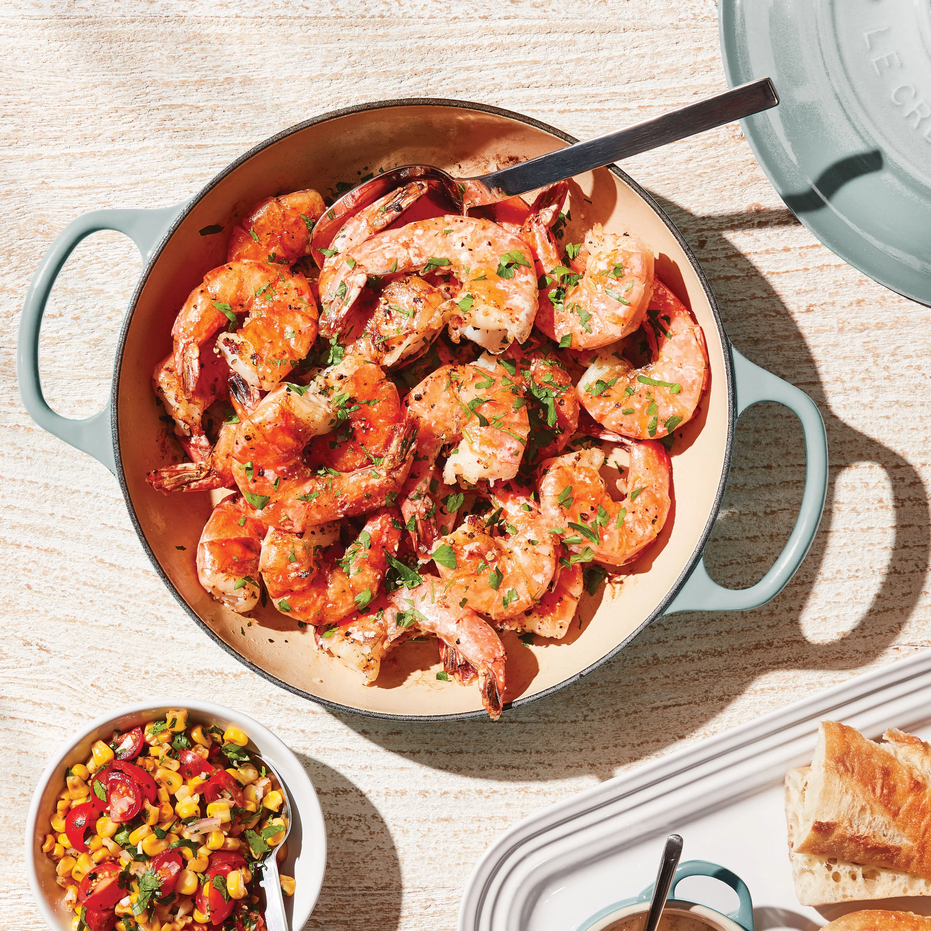 Le Creuset Signature Cast Iron 5-quart Sea Salt Braiser - Image 7