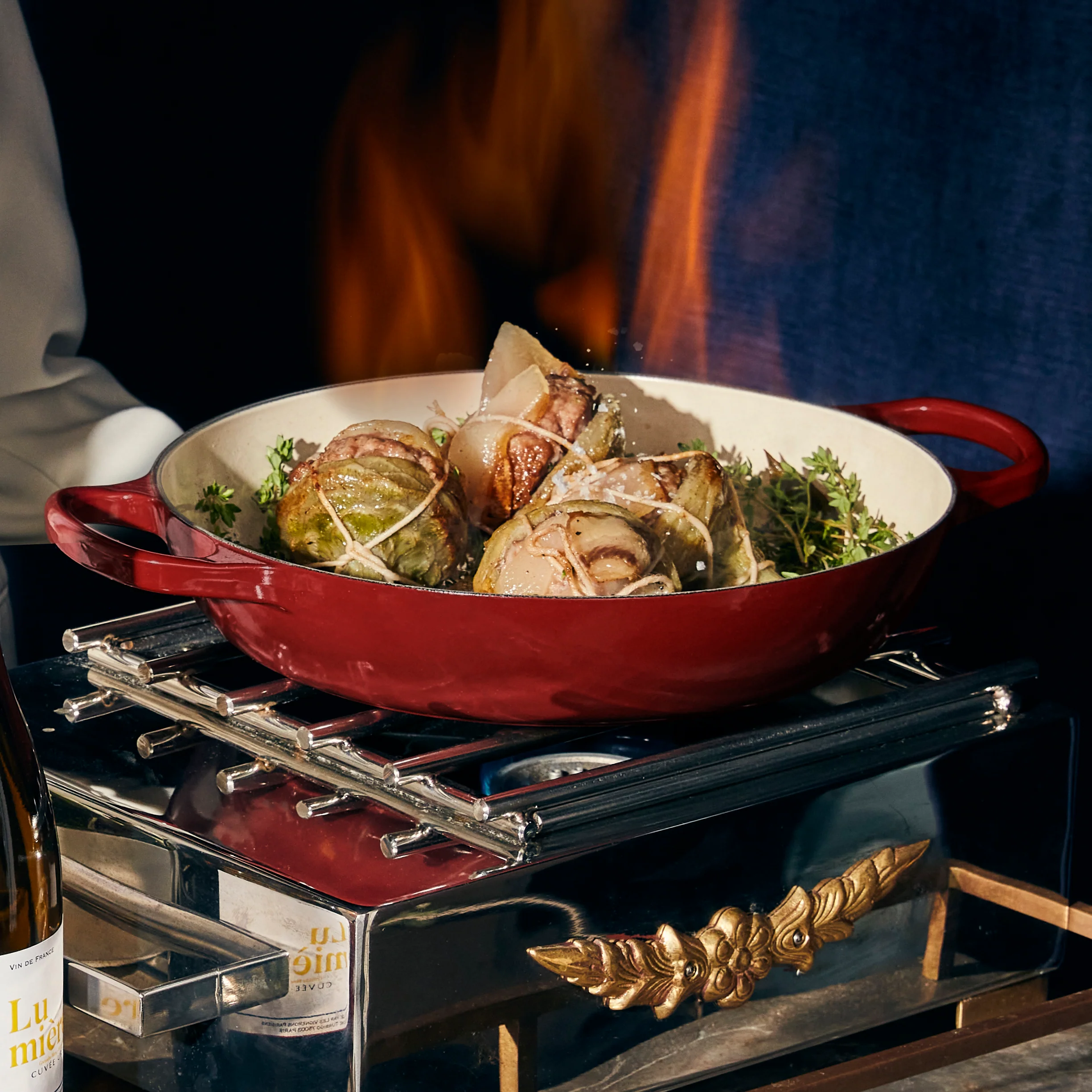 Le Creuset Signature Cast Iron 3.5-quart Rhone Braiser - Image 6