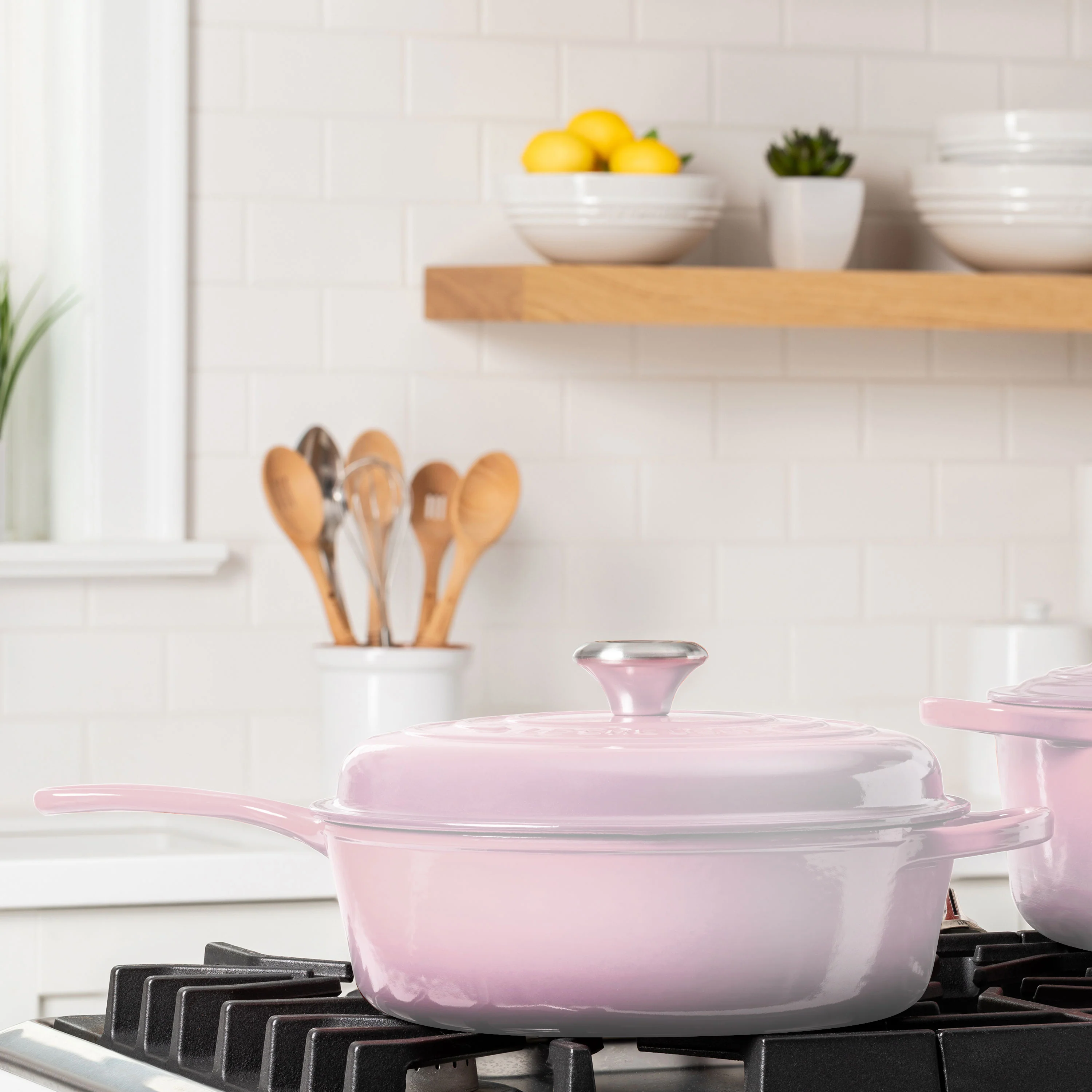 Le Creuset Signature Cast Iron 3.75-quart Shallot Cassadou - Image 5
