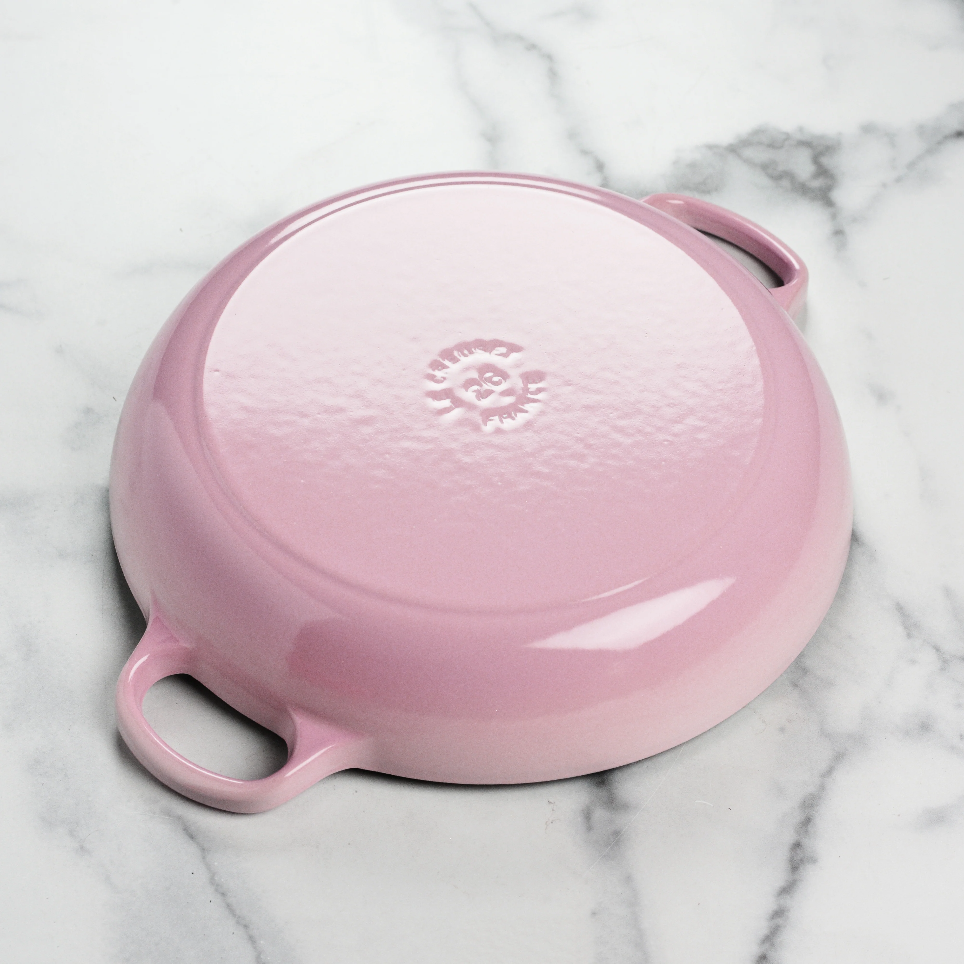 Le Creuset Signature Cast Iron 2.25-quart Chiffon Pink Petal Braiser - Image 7