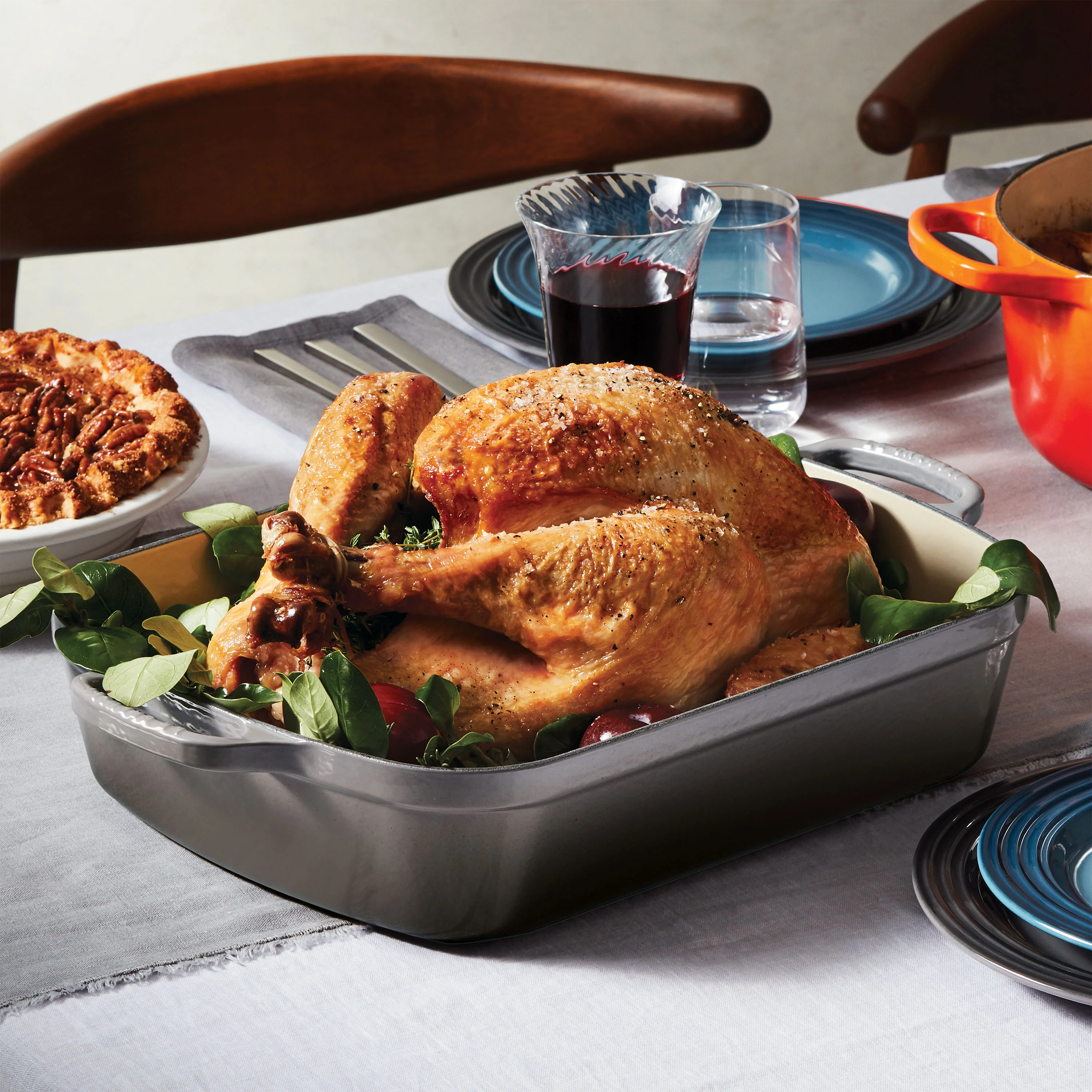 Le Creuset Signature Cast Iron Oyster Roasting Pan, 12.75x9.75" - Image 2