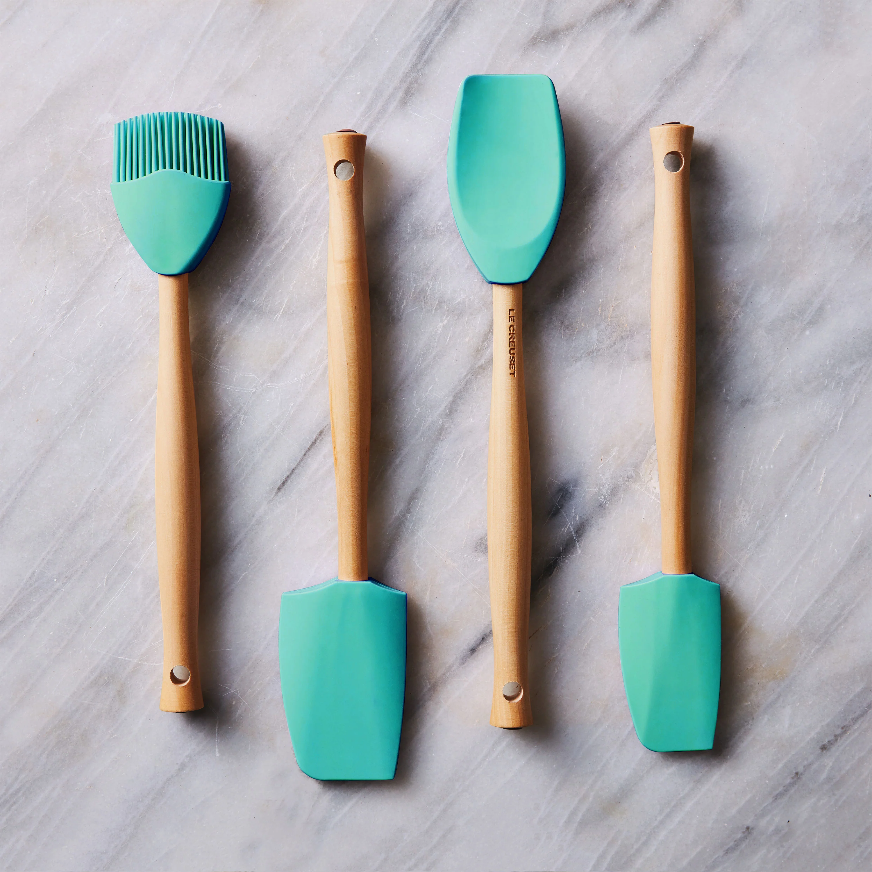 Le Creuset 5 Piece Caribbean Silicone Utensil Set - Image 3