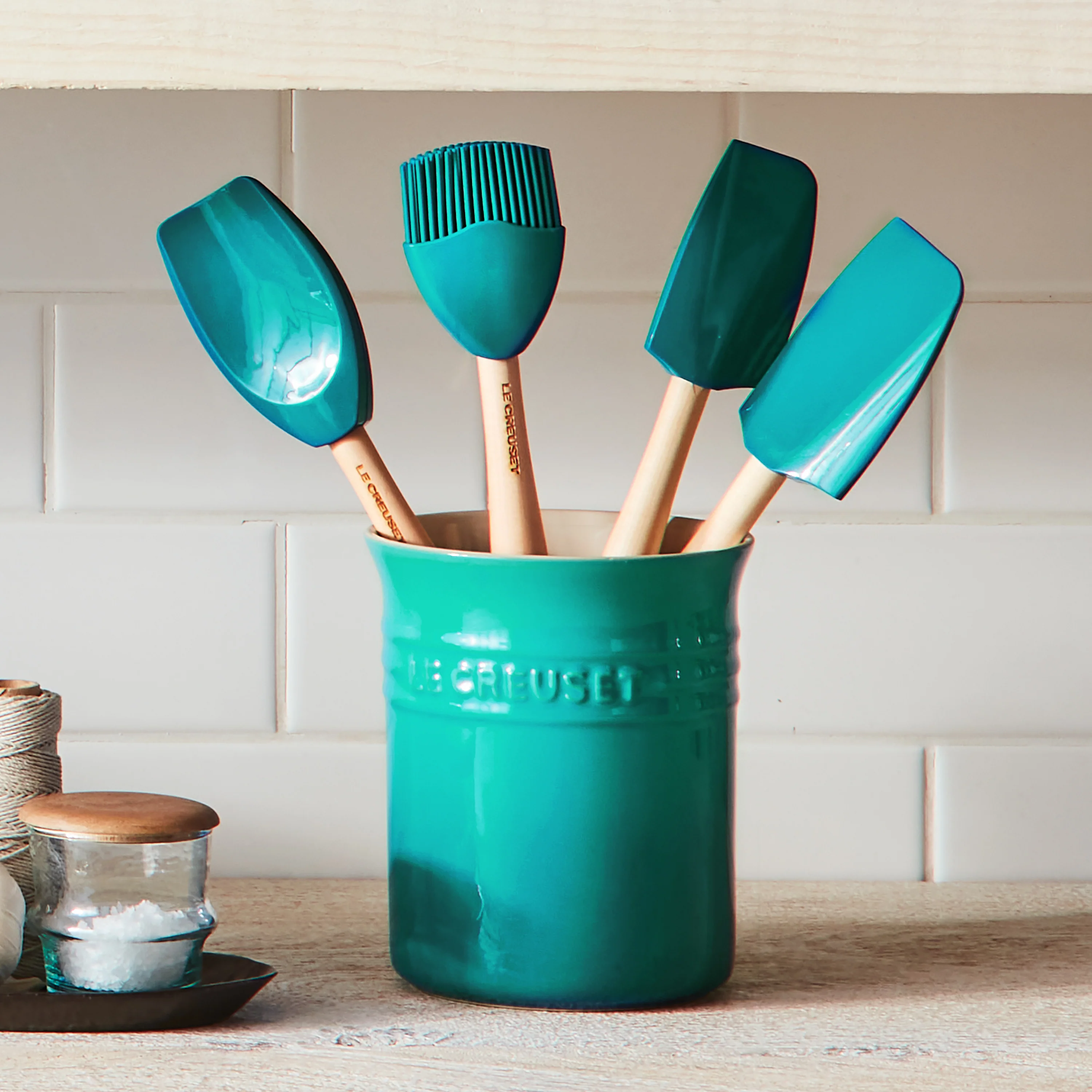 Le Creuset 5 Piece Caribbean Silicone Utensil Set - Image 7