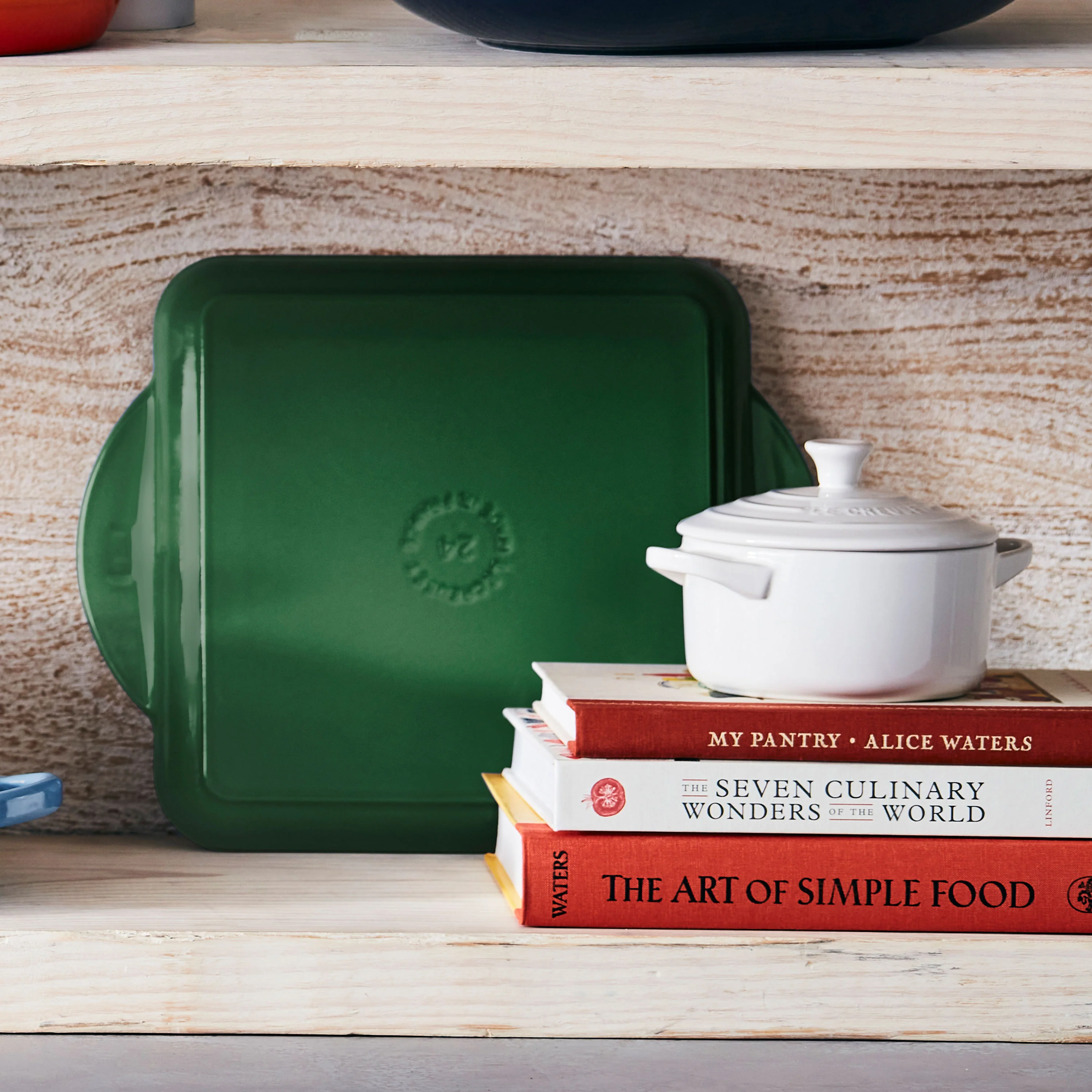 Le Creuset Cast Iron 9.5" Artichaut Square Grill Pan - Image 4