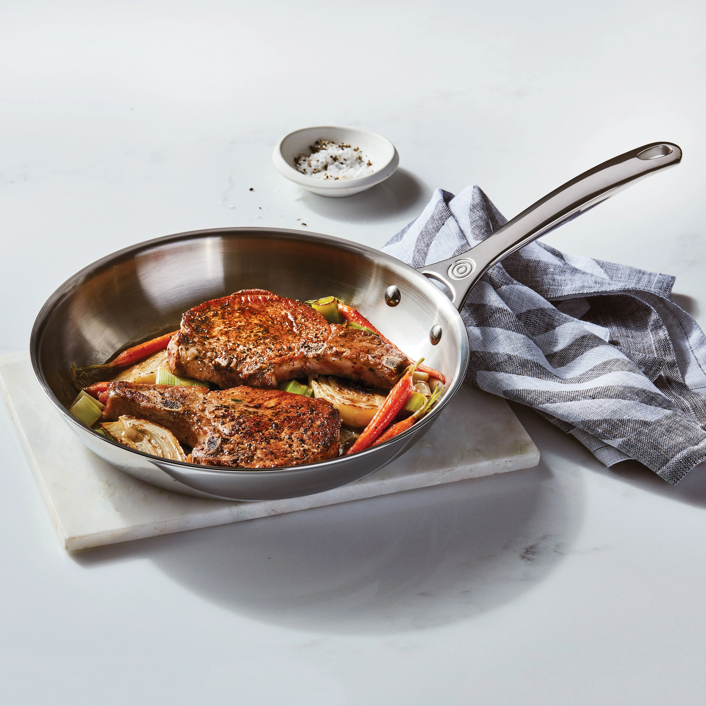 Le Creuset Stainless Steel 8" Skillet - Image 4