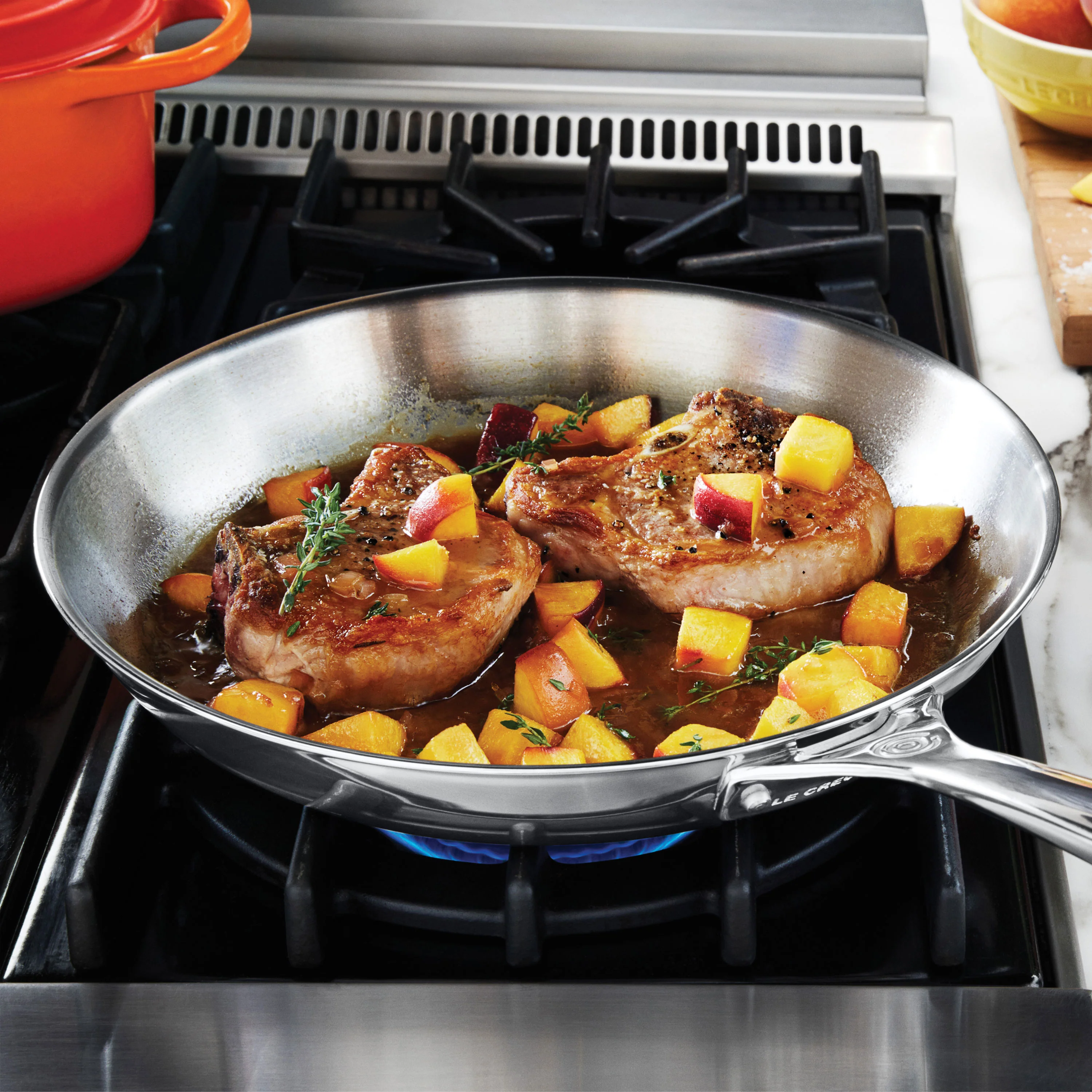Le Creuset Stainless Steel 8" Skillet - Image 7