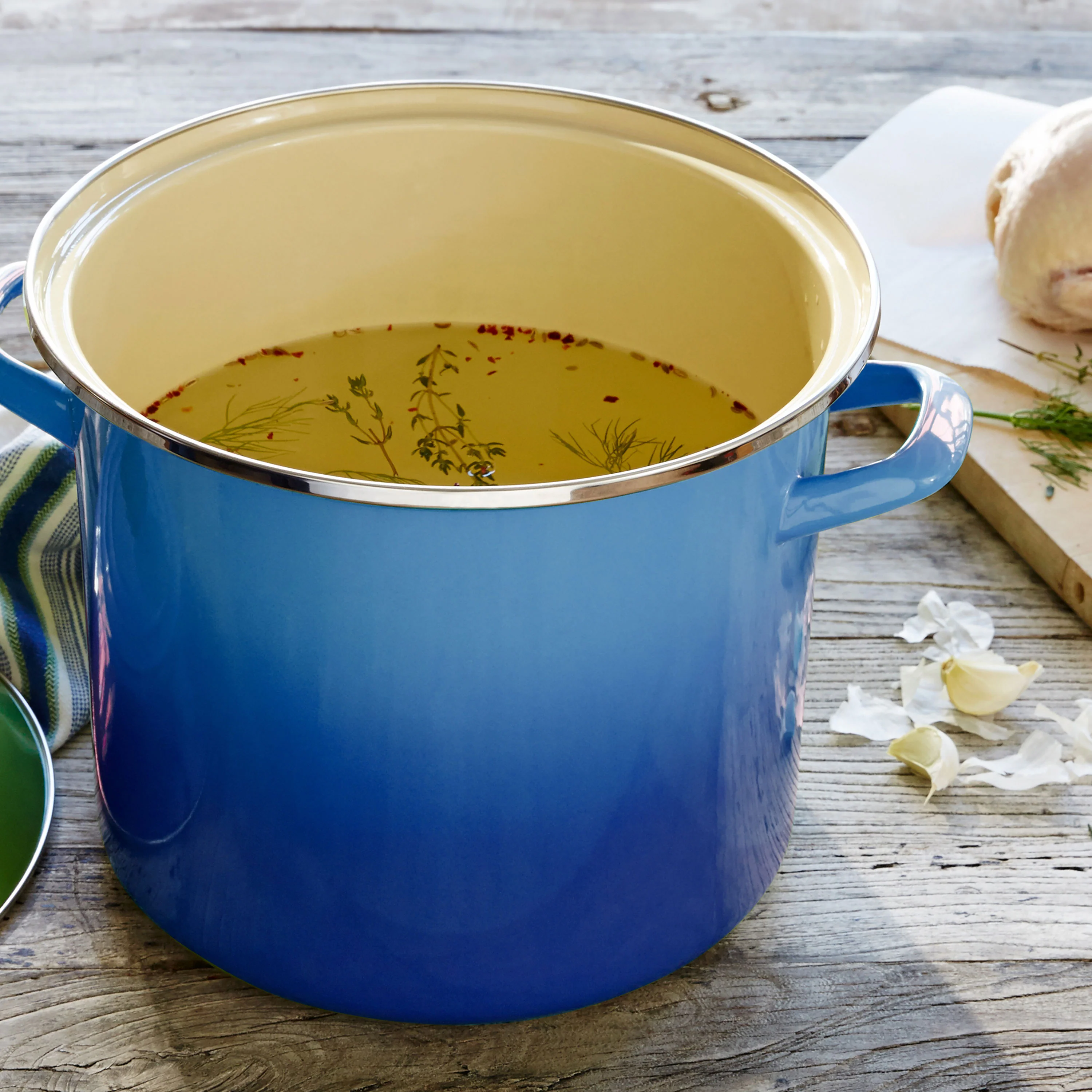 Le Creuset Enameled Steel 8-quart Marseille Stock Pot - Image 5