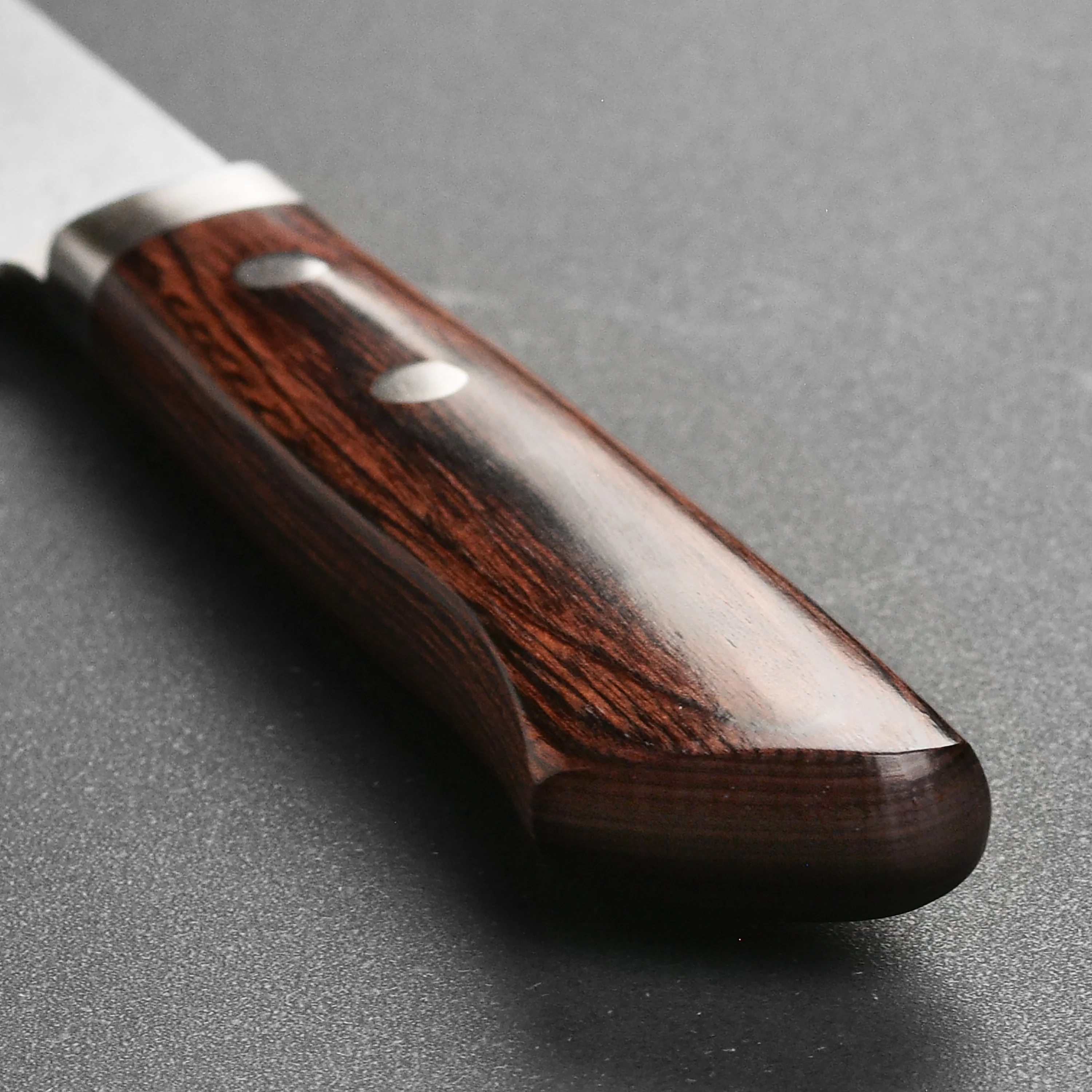 Masutani VG1 Nashiji 6.7" Nakiri, Brown Handle - Image 2