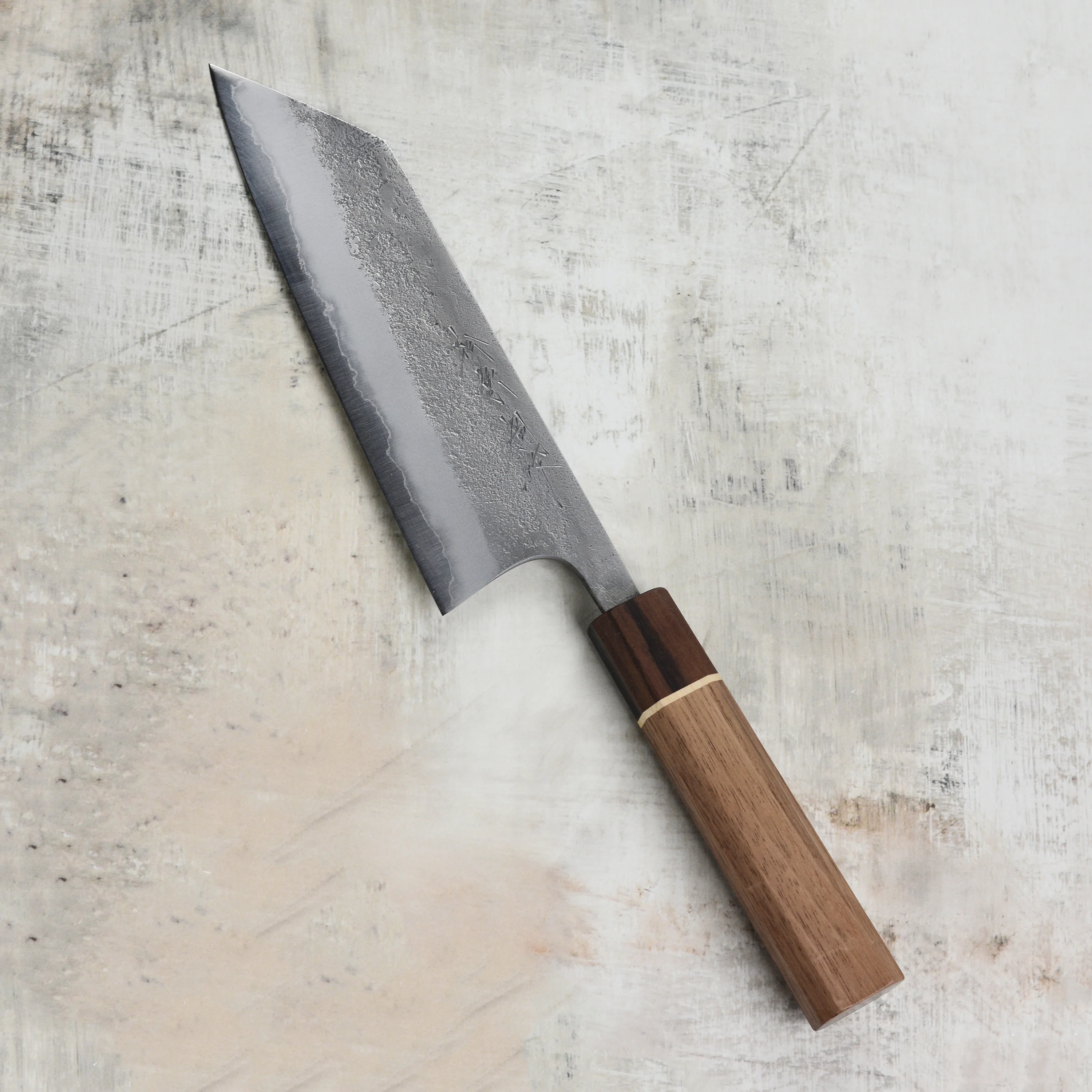 Matsubara Aogami #2 Nashiji Stainless Clad 6.7" Bunka - Image 6