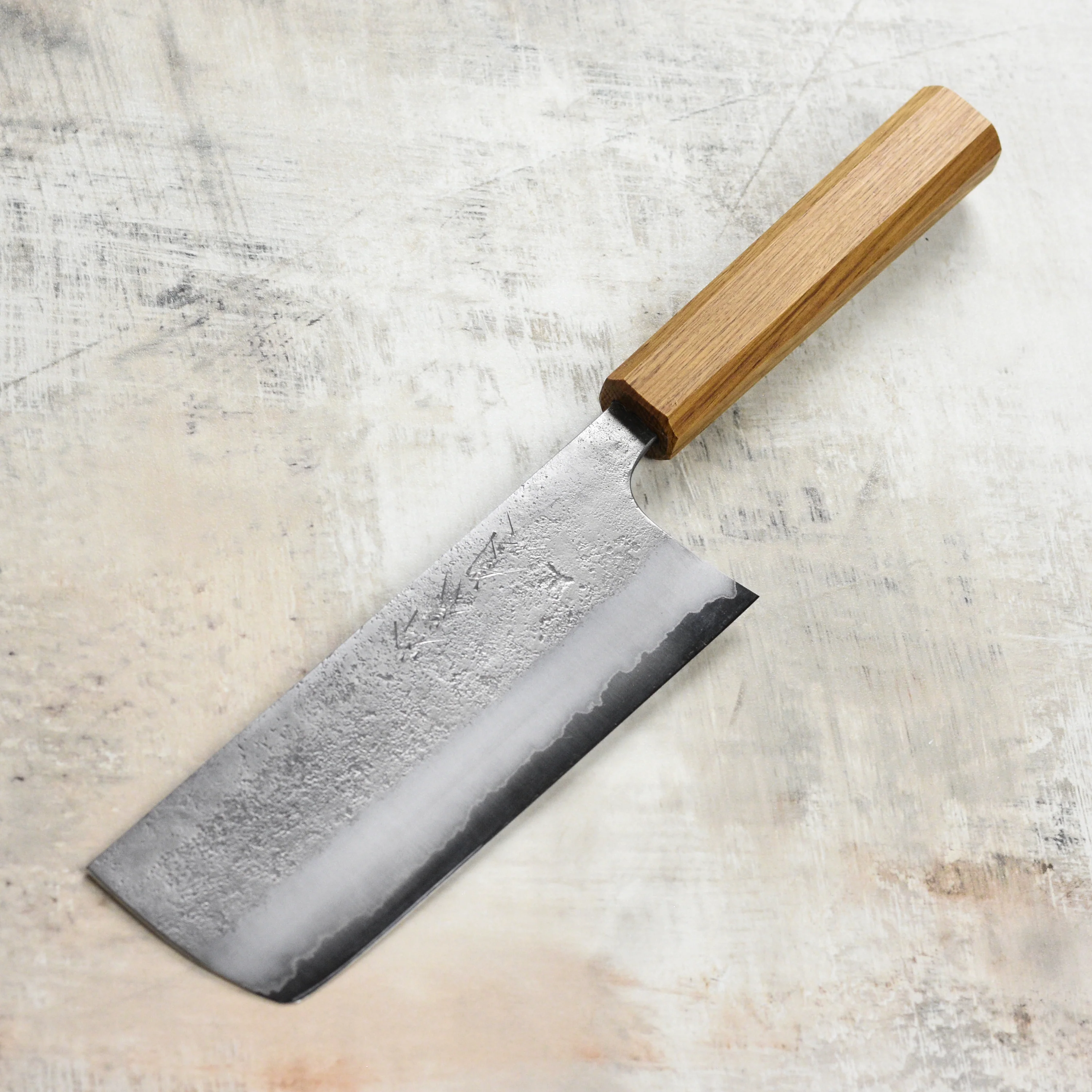 Matsubara Aogami #2 Nashiji Stainless Clad 6.5" Nakiri