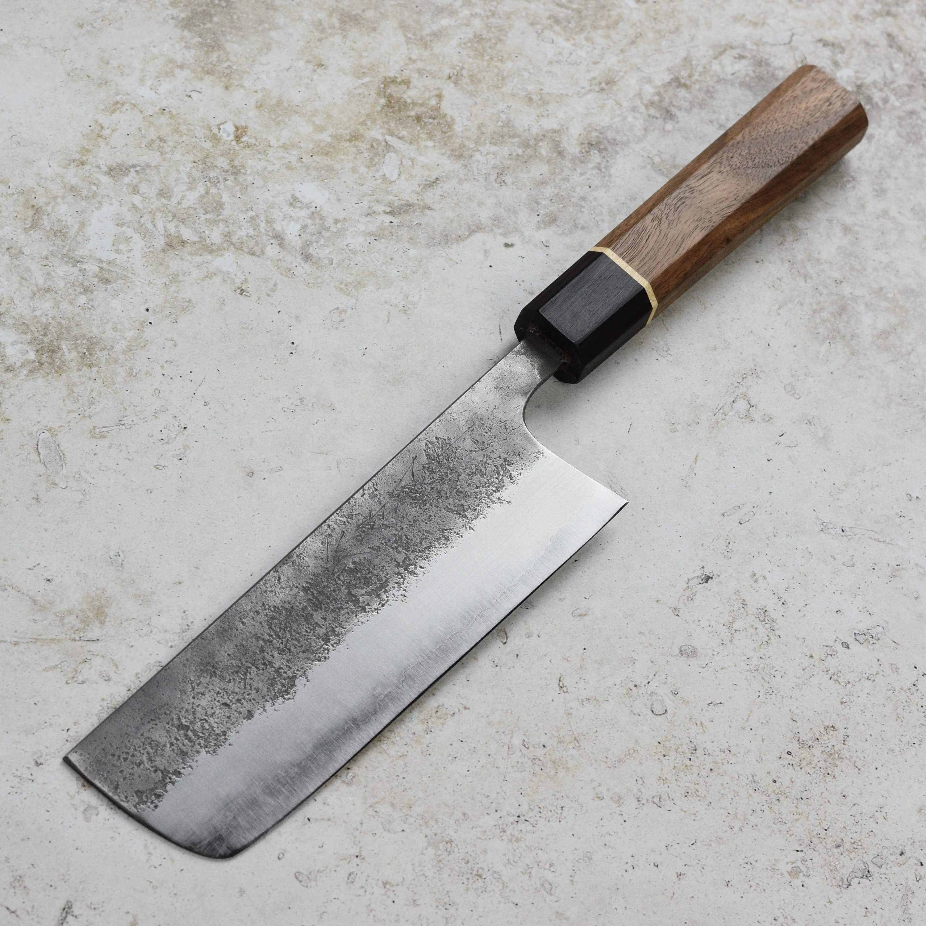 Matsubara Aogami #2 Nashiji Stainless Clad 6.5" Nakiri