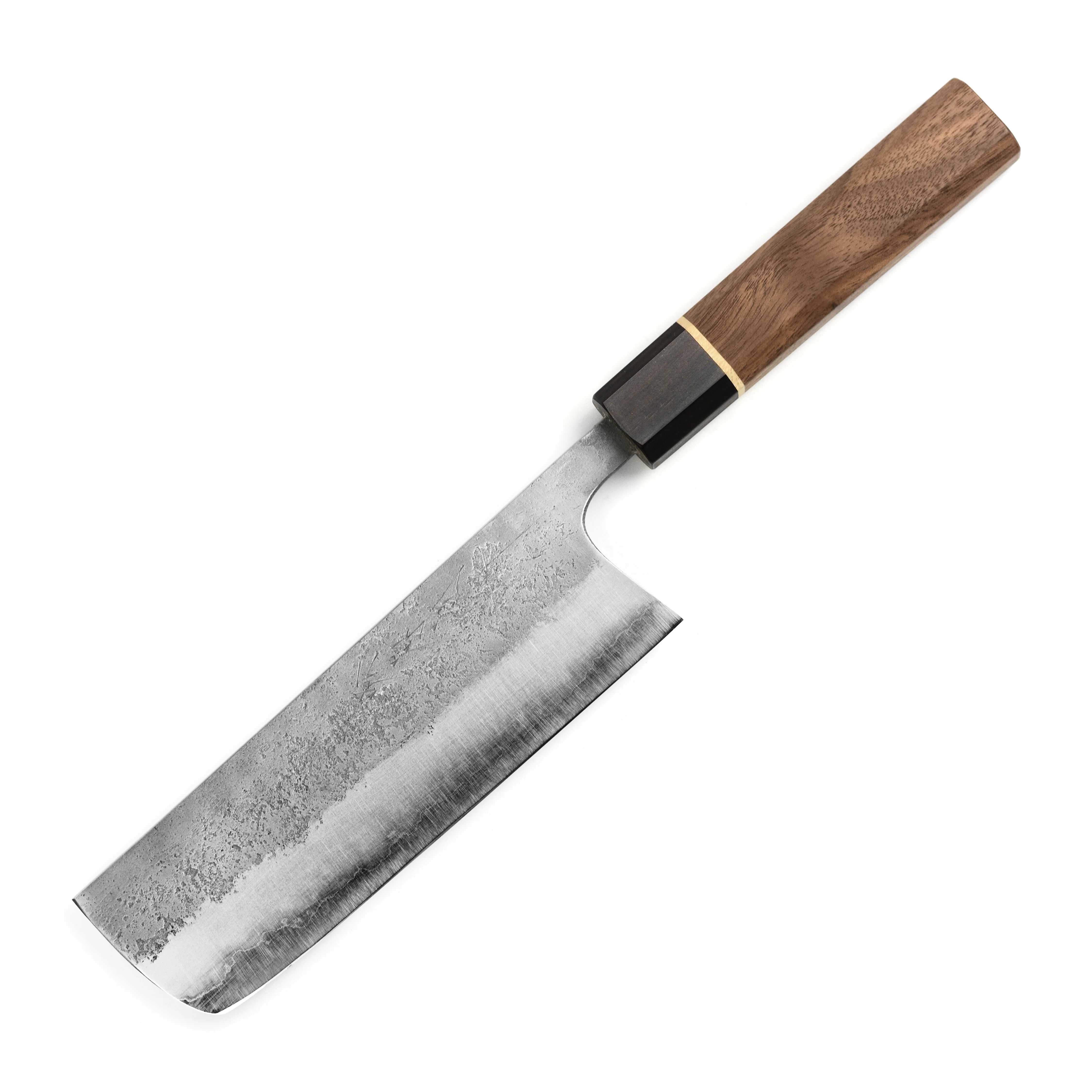 Matsubara Aogami #2 Nashiji Stainless Clad 6.5" Nakiri - Image 5