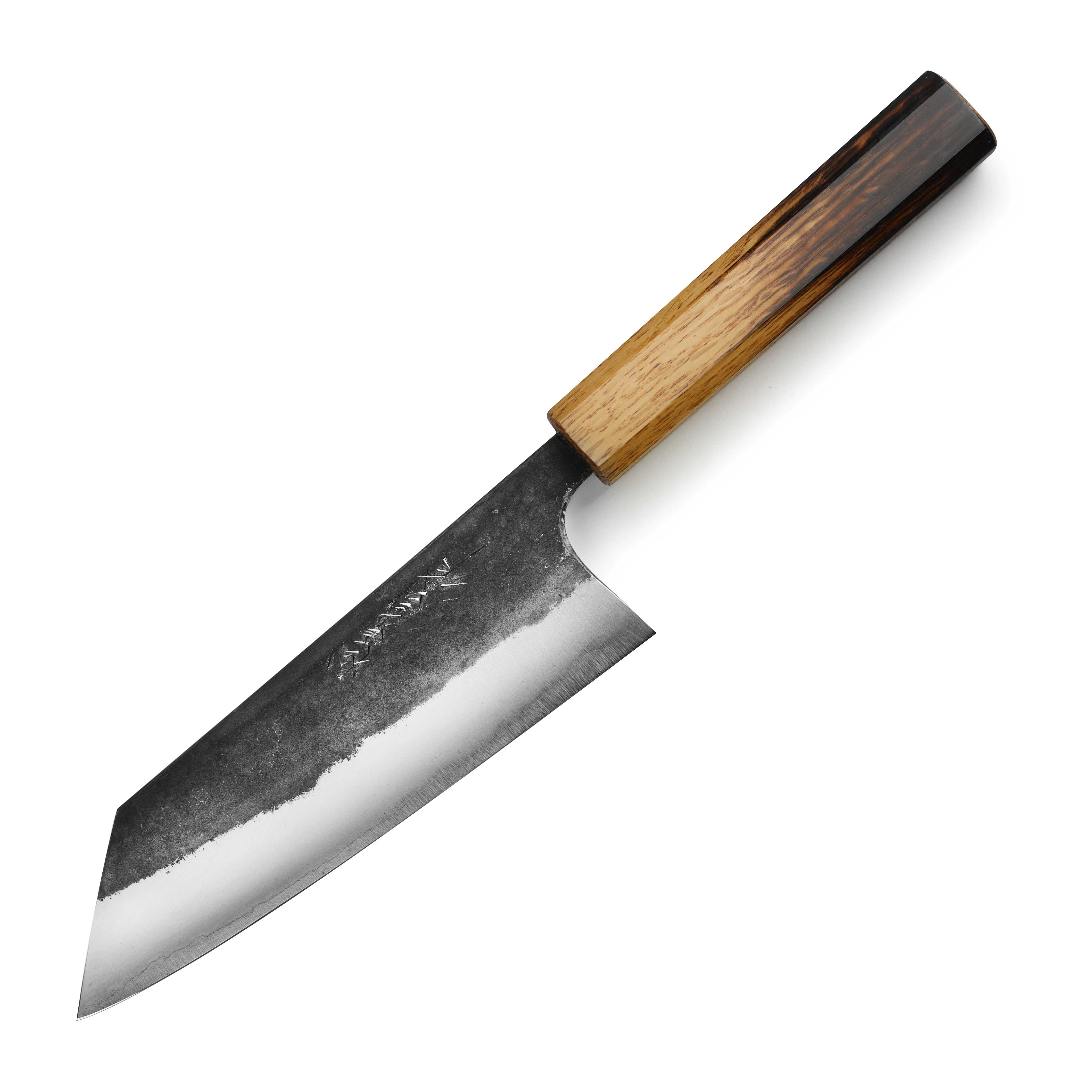 Matsubara Shirogami #1 Kurouchi Stainless Clad 6.7" Bunka - Image 5