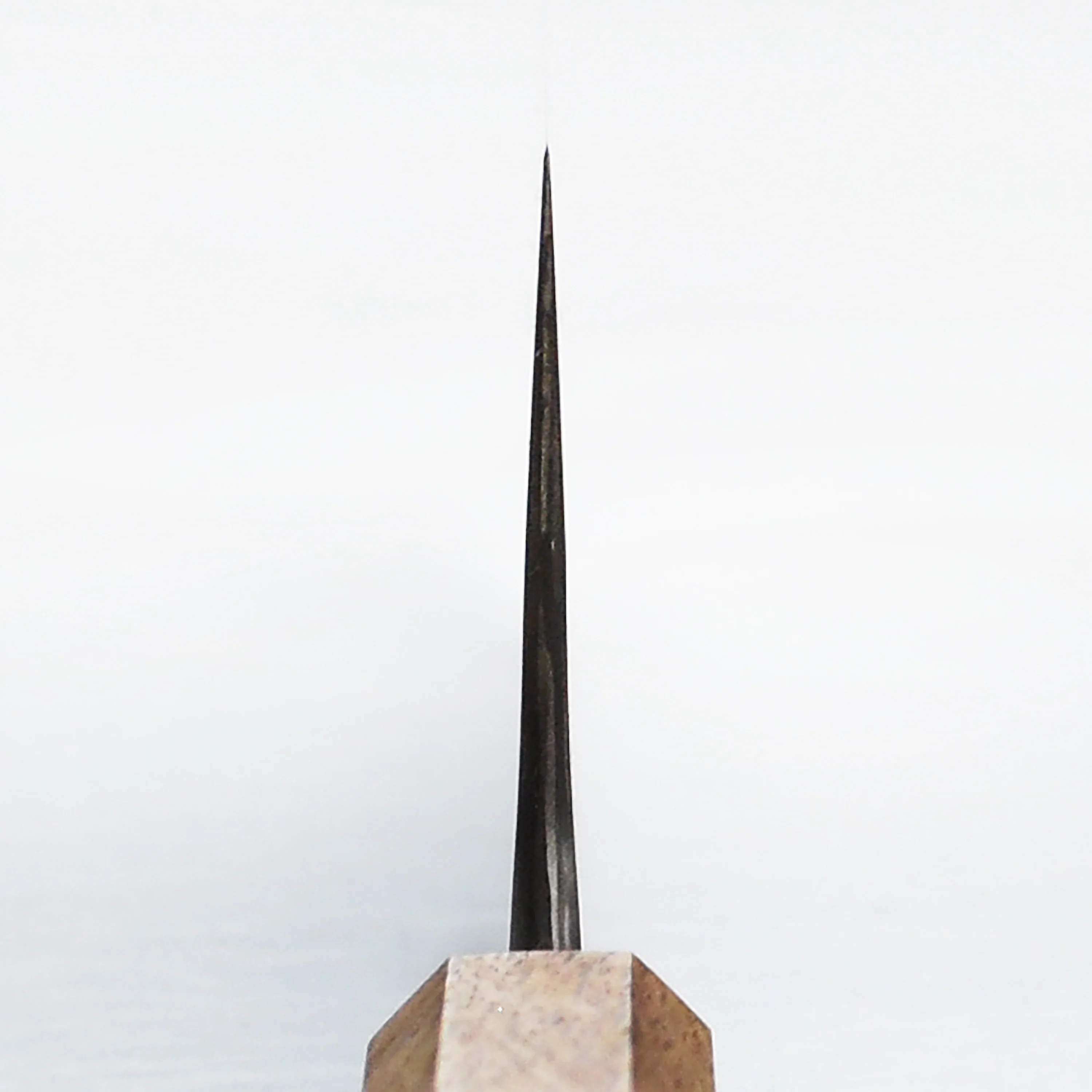 Matsubara Shirogami #1 Kurouchi Stainless Clad 6.7" Bunka - Image 9