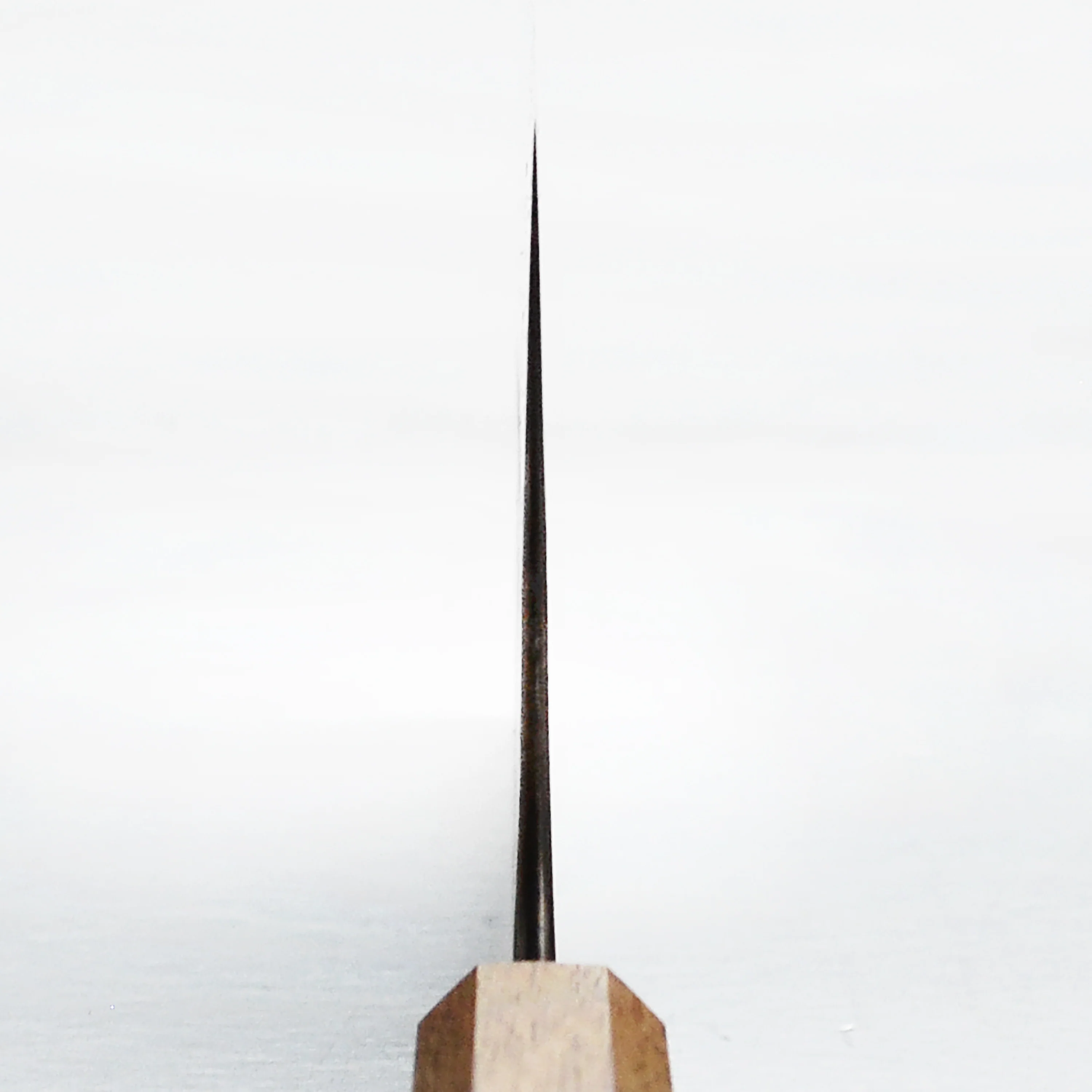 Matsubara Shirogami #1 Kurouchi Stainless Clad 7" Tall Nakiri - Image 9