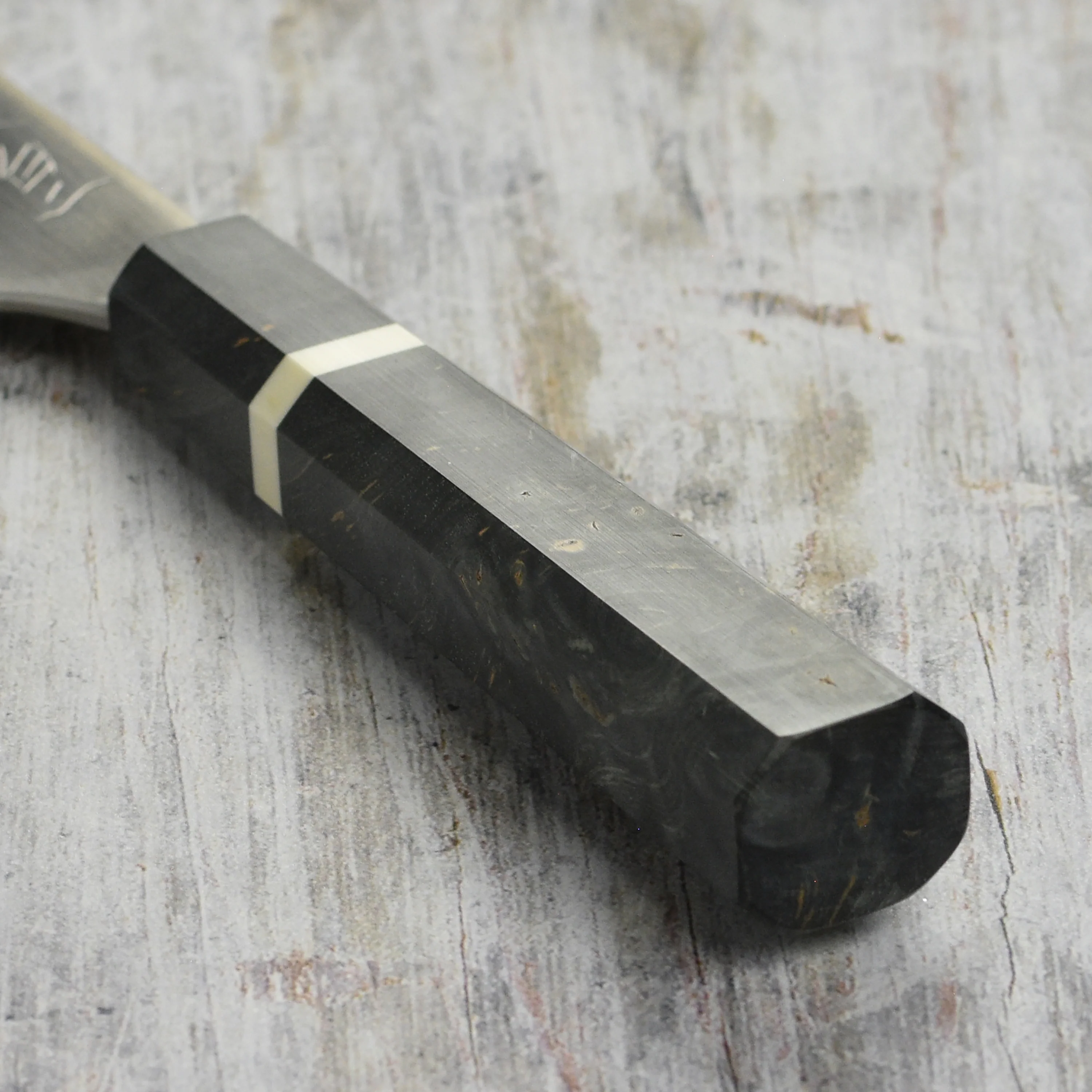 Mazaki Hon-Sanmai Shirogami #2 Migaki 8.25" Gyuto - Image 2