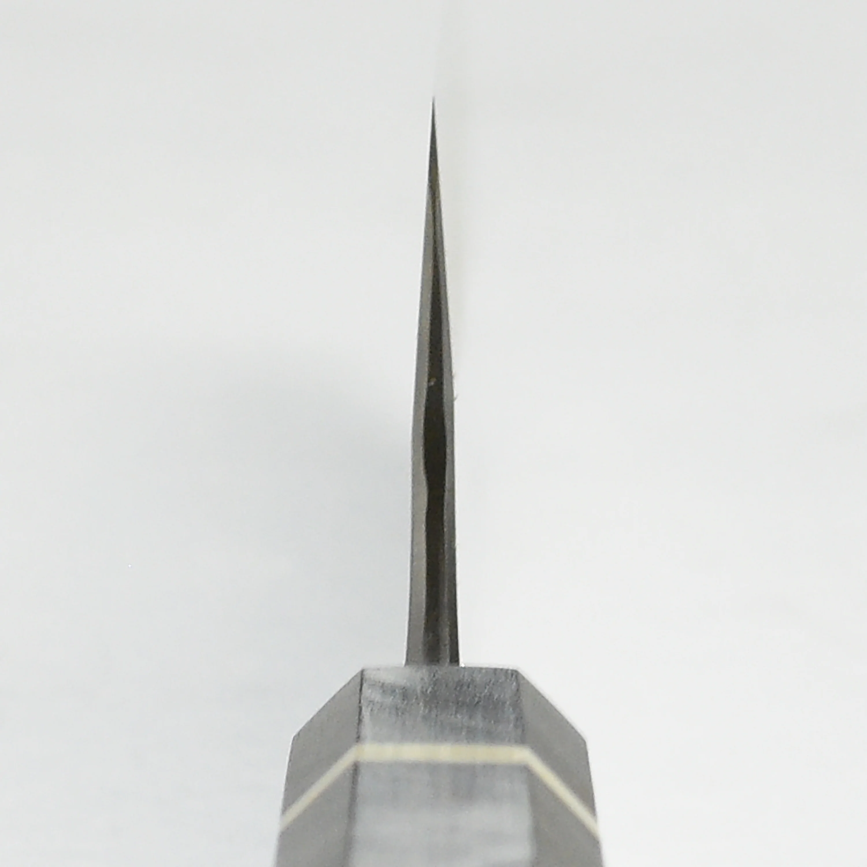 Mazaki Hon-Sanmai Shirogami #2 Migaki 9" Gyuto - Image 9