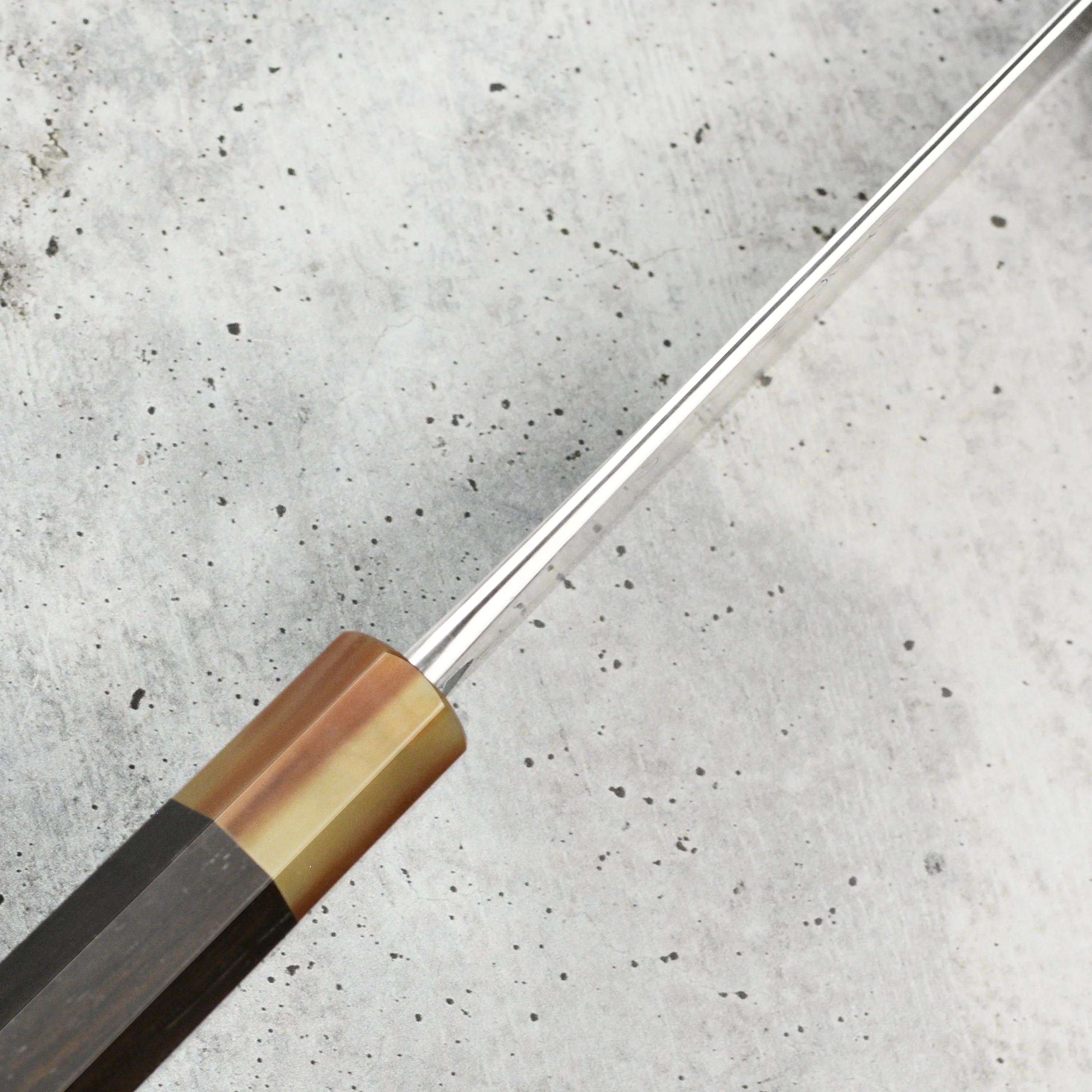 Mazaki Shirogami #2 Migaki 8.25" Gyuto - Image 8